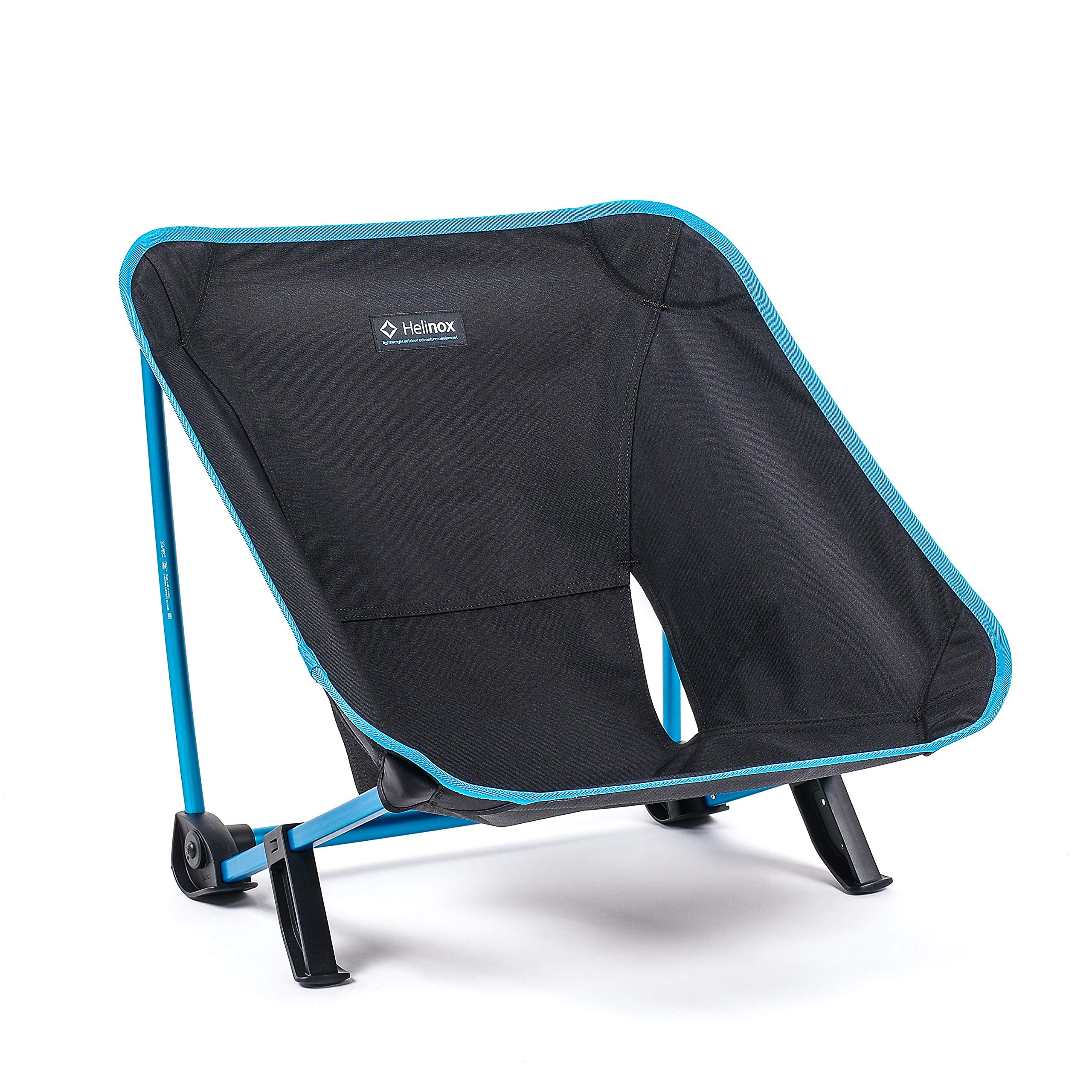 Helinox Incline Festival Chair - Adjustable Outdoor Folding Chair for Camping, Beach, Picnics & Events - Lightweight Portable Camp Chair (Black)