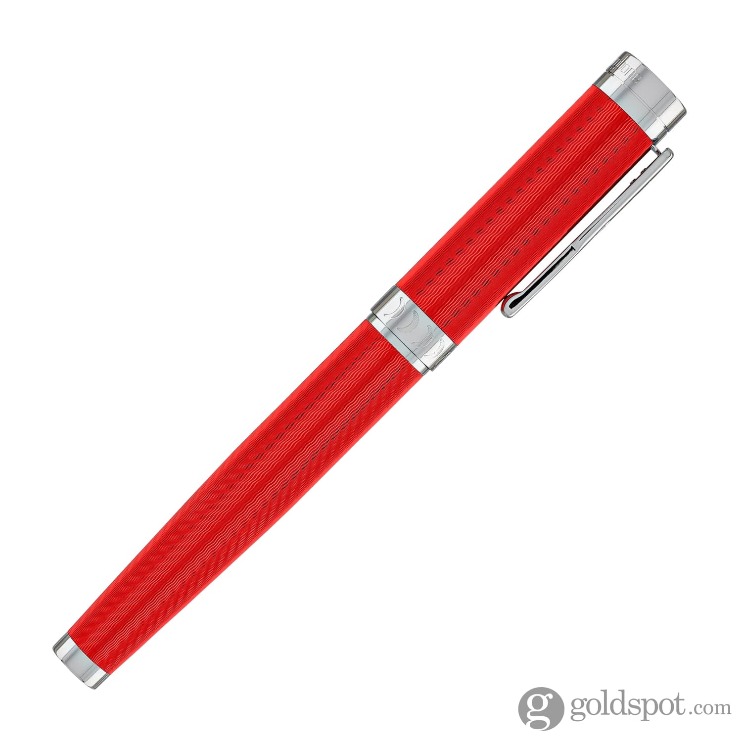 Conklin Herringbone Signature Rollerball Pen - Premium Red Ink Writing Pen for Professionals & Gifts - Perfect for Office, Business, and Special Occasions