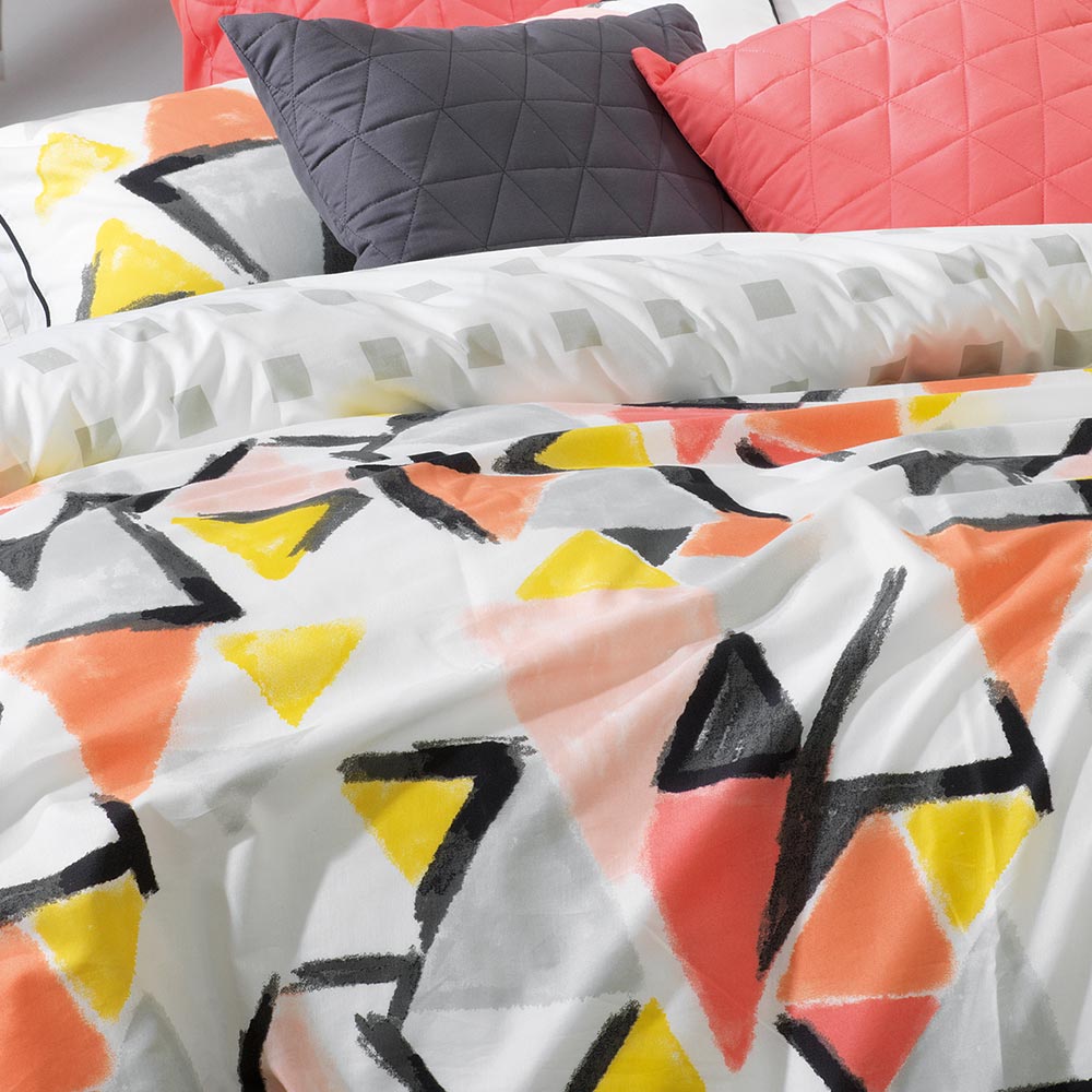 Hadley Multi Quilt Cover Set By Bianca - Luxury Bedding Collection for Master Bedroom & Guest Room - Soft Cotton Quilt Cover with Elegant Design - Perfect for Home Decor & Cozy Sleep