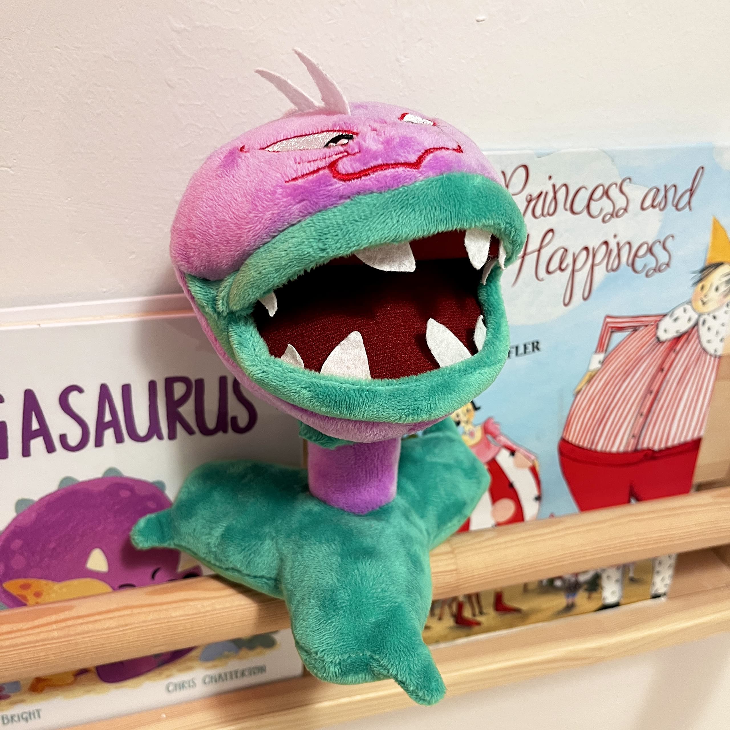 Plants vs Zombies Chomper Plush Toy - Soft Stuffed Doll, PVZ Collectible Figure for Kids & Fans | Perfect for Bedroom Decor, Gaming Room, and Gift Giving