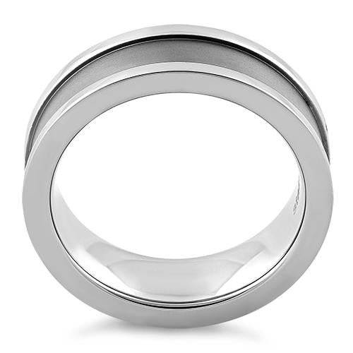 Premium Stainless Steel Polished Satin Finish Band Ring for Men & Women - Durable Wedding, Engagement, Fashion Jewelry Gift for Everyday Wear