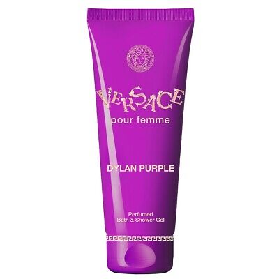 Versace Dylan Purple Shower Gel for Women - 6.7oz/200ml | Luxurious Floral Fragrance | Moisturizing Body Wash for Daily Shower & Spa Relaxation