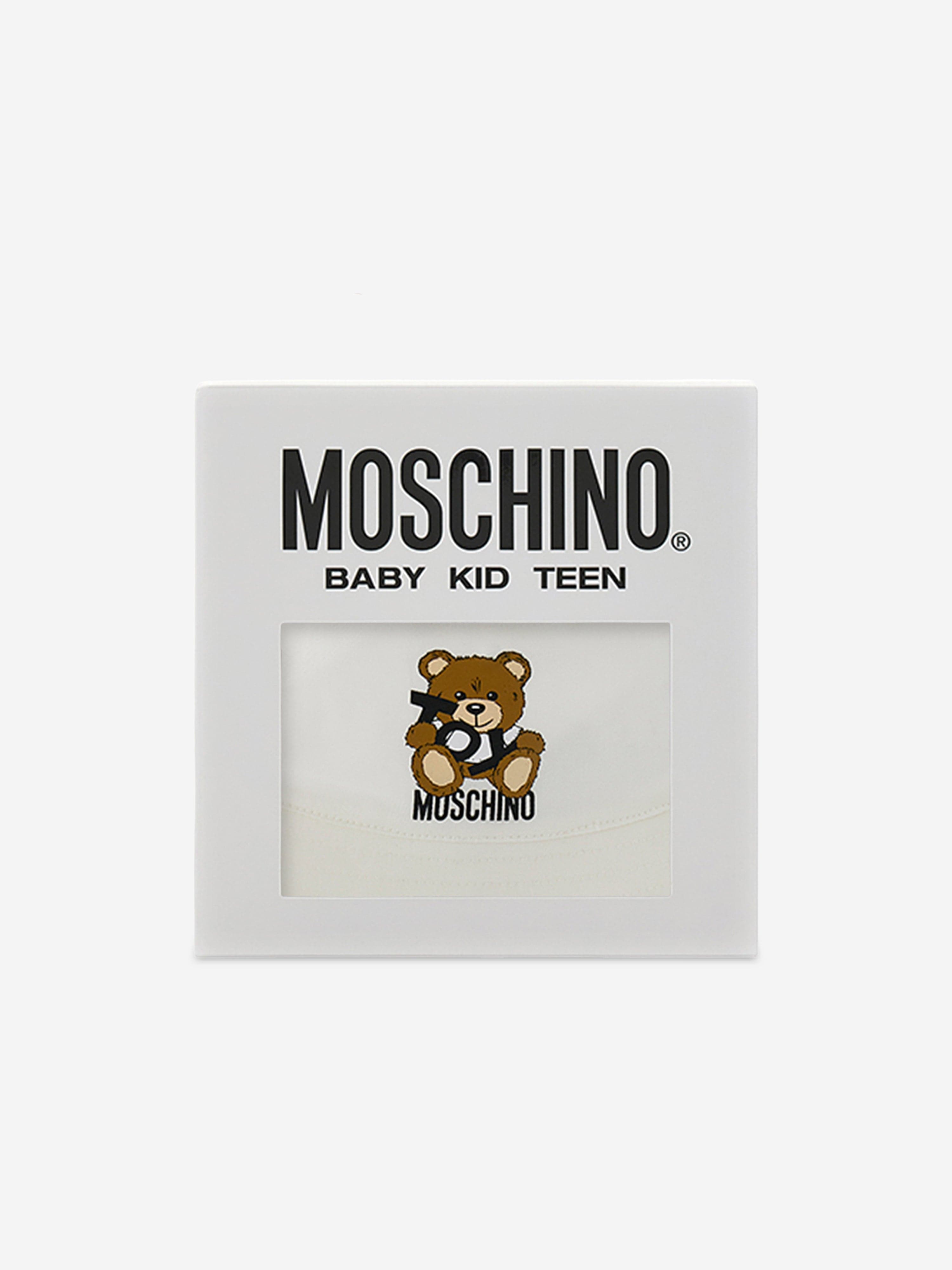 Baby Bear Bucket Hat with Gift Box - White Cotton Sun Hat for Boys & Girls - Perfect for Outdoor Play, Beach Trips & Photoshoots