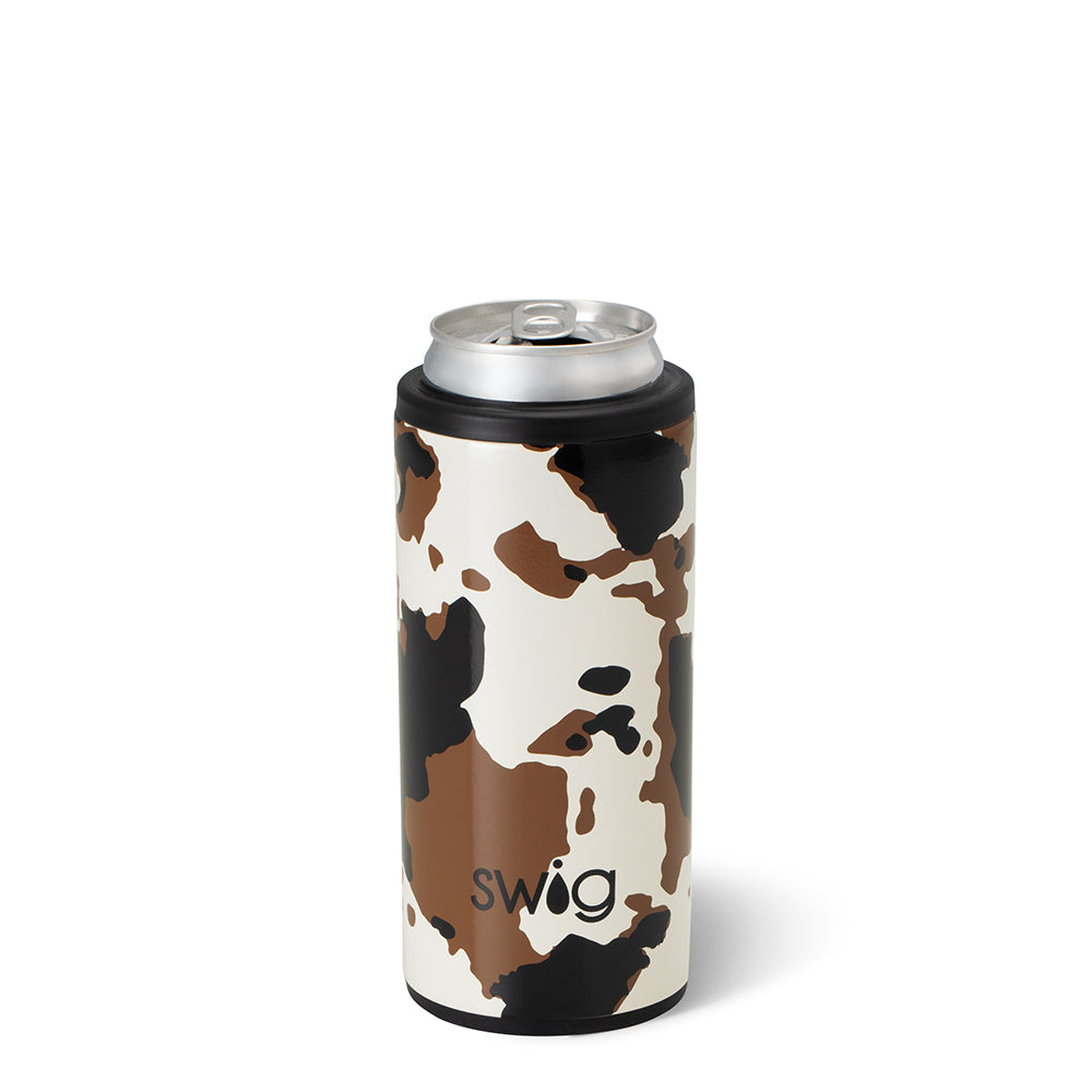 Hayride Skinny Can Cooler 12oz - Insulated Slim Beer Can Holder for Camping, Tailgating & Outdoor Parties - Keeps Drinks Cold for Hours
