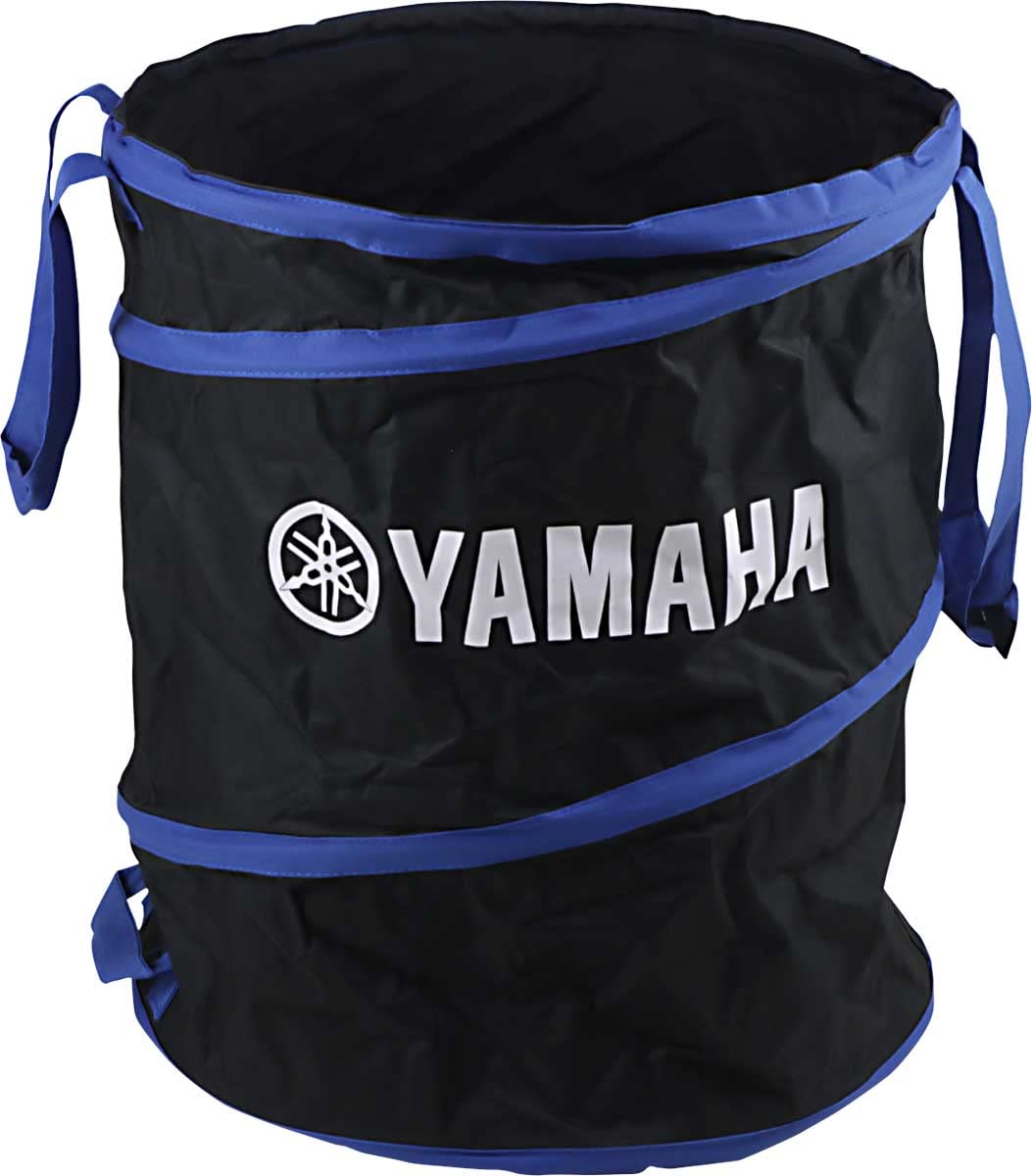 Factory Effex Yamaha Pop-Up Trash Can - Durable & Portable Waste Bin for Motorcycle Riders, Camping, and Outdoor Adventures