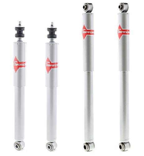 High-Performance Front & Rear Shock Absorbers Kit - Compatible with Dodge Challenger 1970-1974, Charger 1966-1972, Coronet 1965-1972 - Smooth Ride & Enhanced Handling for Classic Muscle Cars