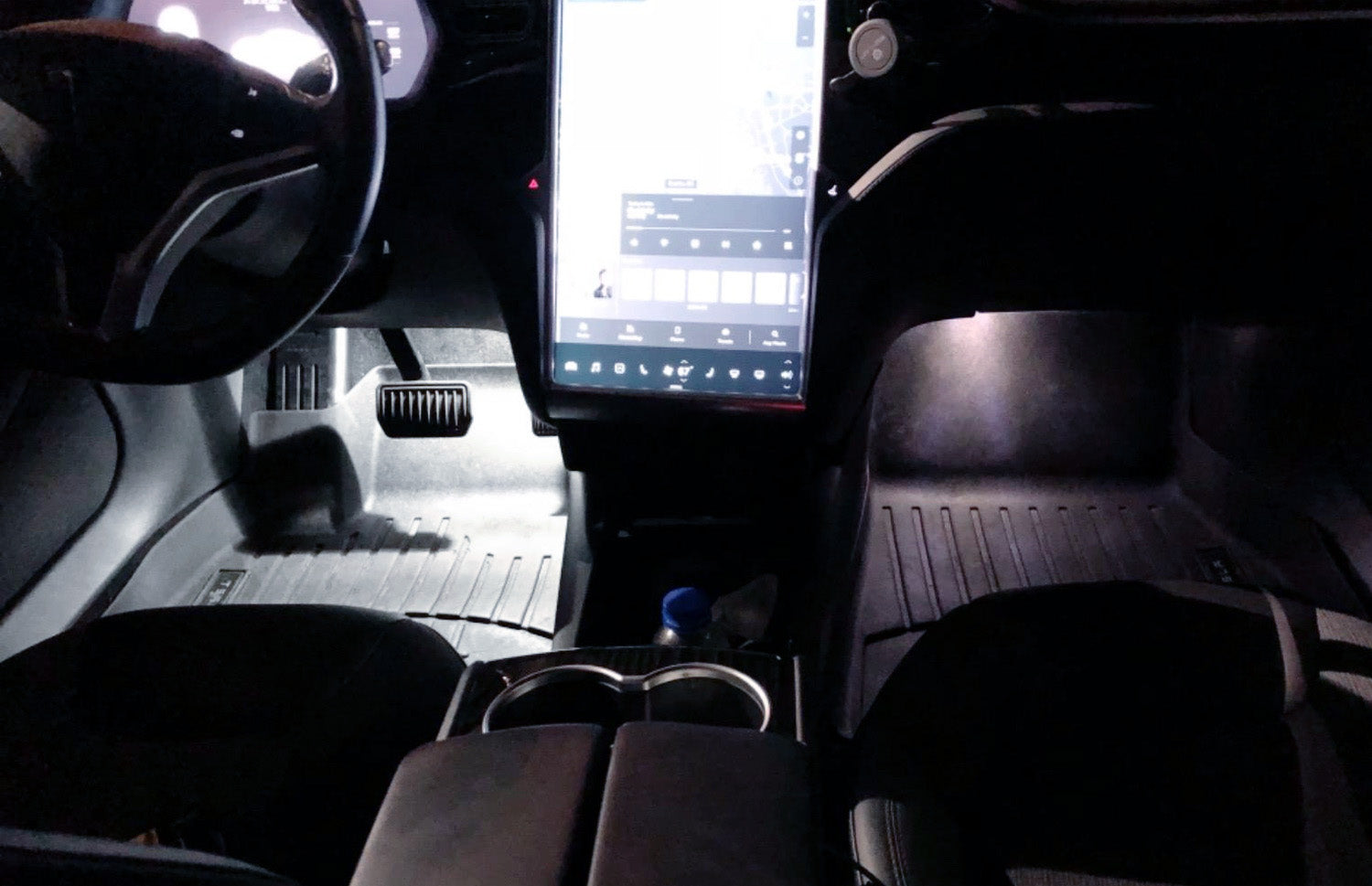 4x High Power LED Interior Light Kit for Tesla Model S 3 X - Upgrade Side Door, Trunk & Cabin Lighting - Bright White Energy Efficient Bulbs for Enhanced Visibility & Modern Look (Perfect for Night Driving & Interior Customization)