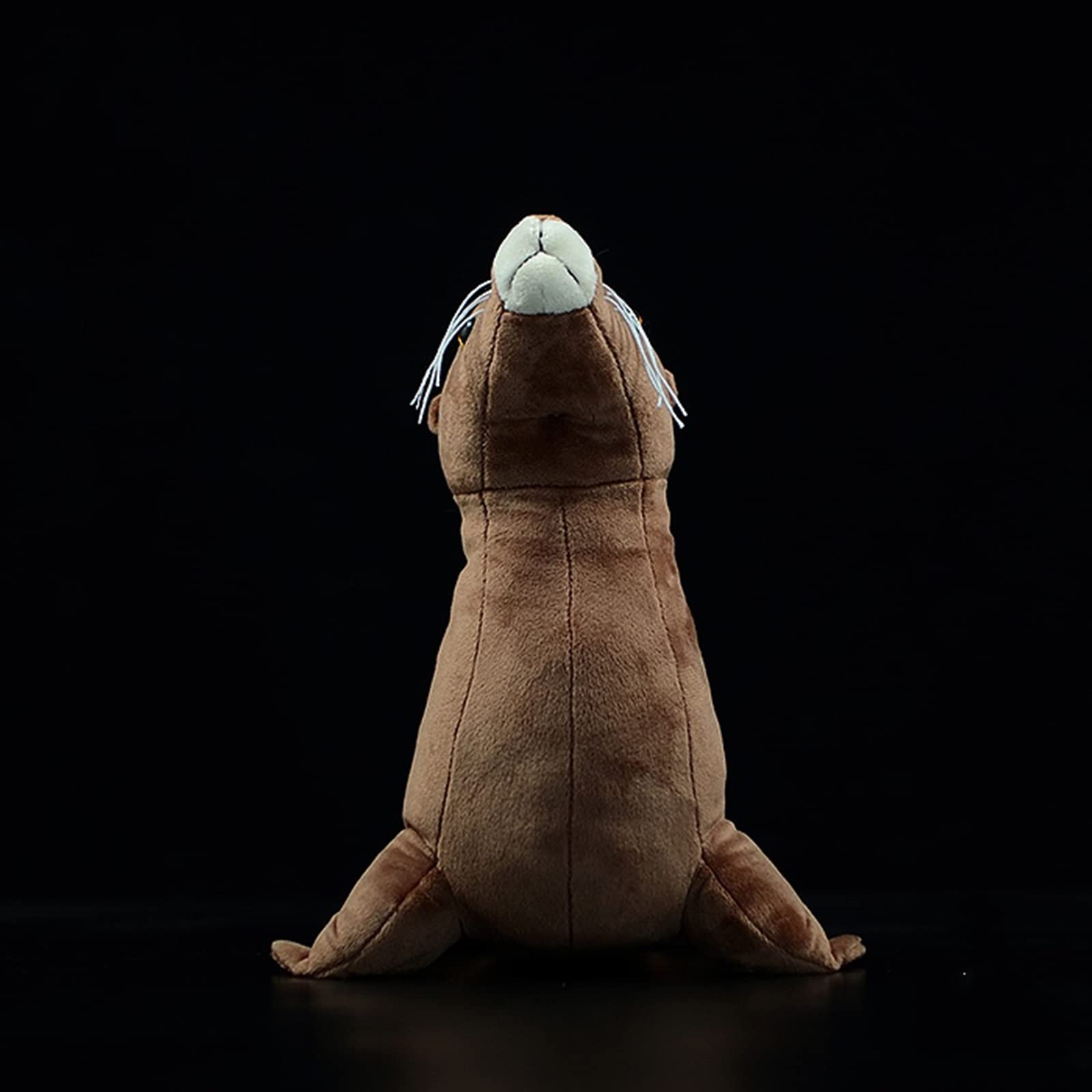 Realistic Sea Lion Plush Toy - Soft Lifelike Fur Seal Stuffed Animal, 10 Inch Marine Animal Plushie for Kids | Perfect Birthday Gift, Ocean-Themed Nursery Decor & Aquarium Souvenir