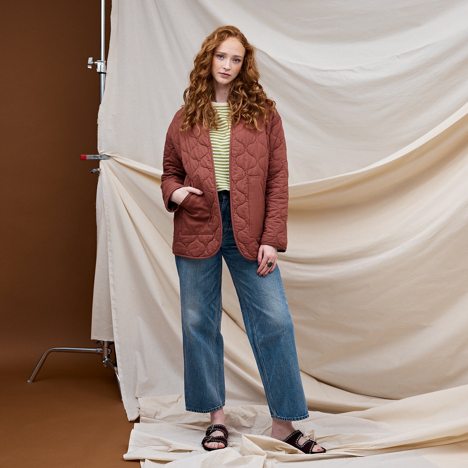 Quilted Jacket for Women - Lightweight Lata Puffer Coat with Warm Filling, Stylish Winter Outerwear for Casual & Outdoor Activities