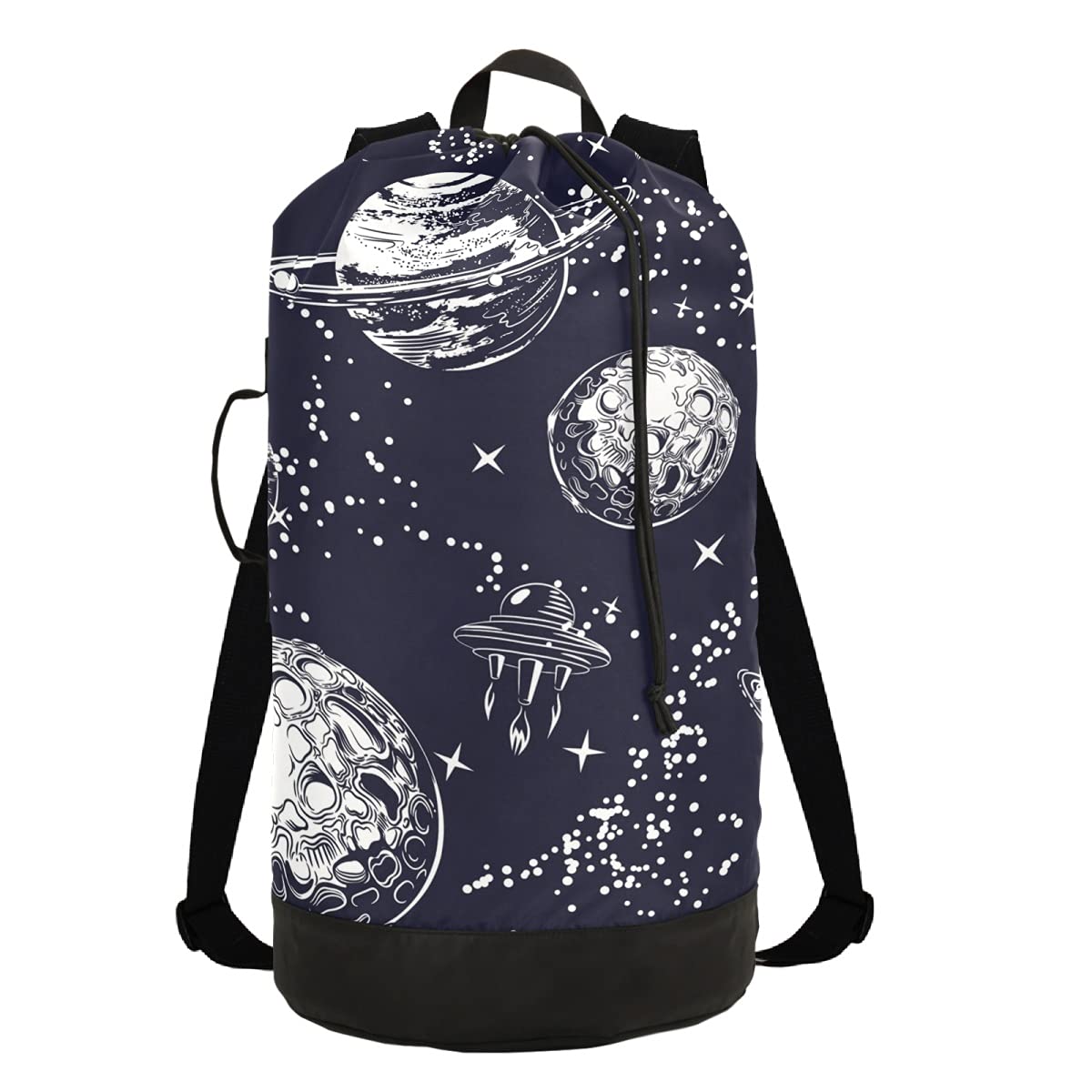 Cosmos Heavy Duty Laundry Backpack - Adjustable Shoulder Straps & Drawstring Closure Washing Bag for Travel, Gym, Dorm & Camping