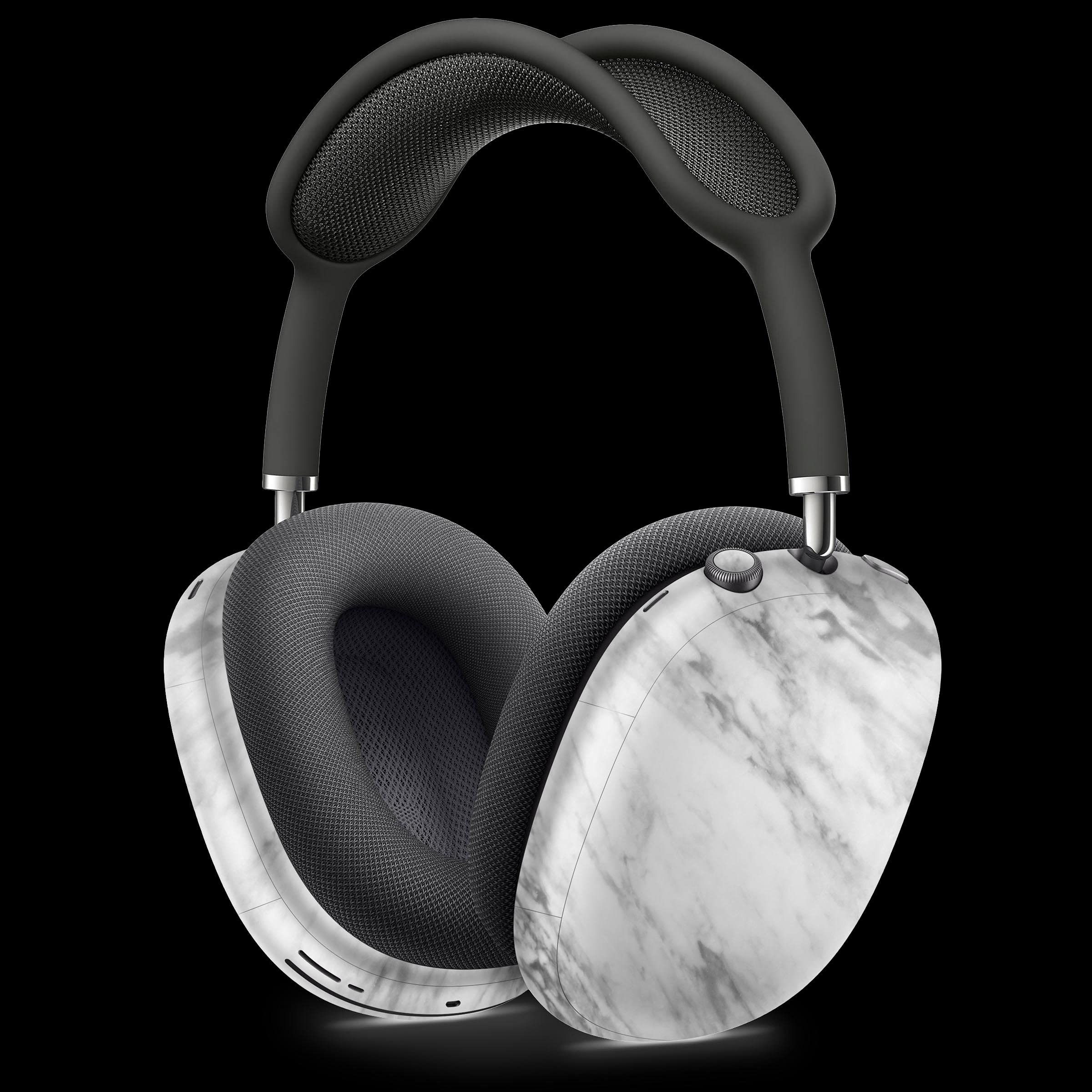 Premium Slate Marble Vinyl Skin Wrap - Full Body Protective Case Cover for Apple AirPods Pro Max | Decorative Sticker Decal | Wireless Bluetooth Headphone Accessory | Perfect for Travel, Work & Gym Use