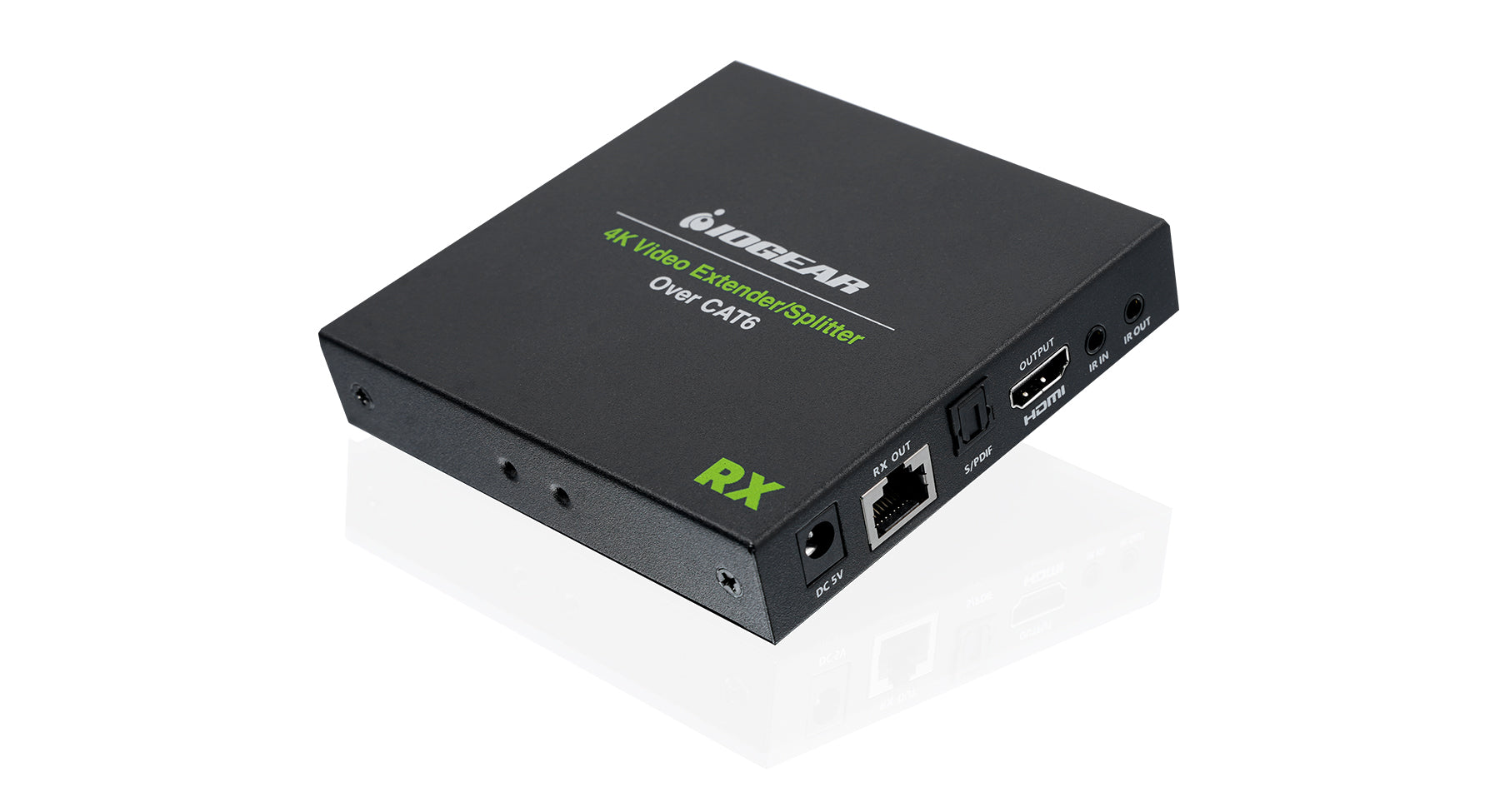 4K HDMI Video Extender & Splitter Over Ethernet Receiver - Ultra HD Streaming for Home Theater, Gaming & Office Presentations