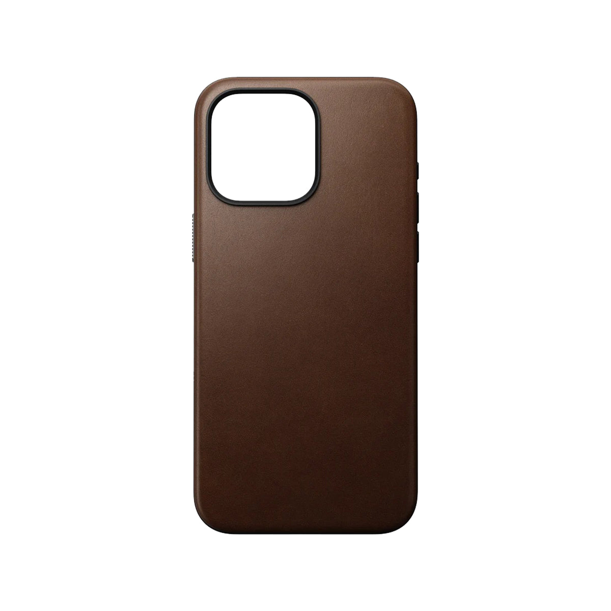 Premium Genuine Leather Case for iPhone 15 Pro Max - Brown | Slim Protective Cover with Raised Bezels | Perfect for Business, Travel & Everyday Use