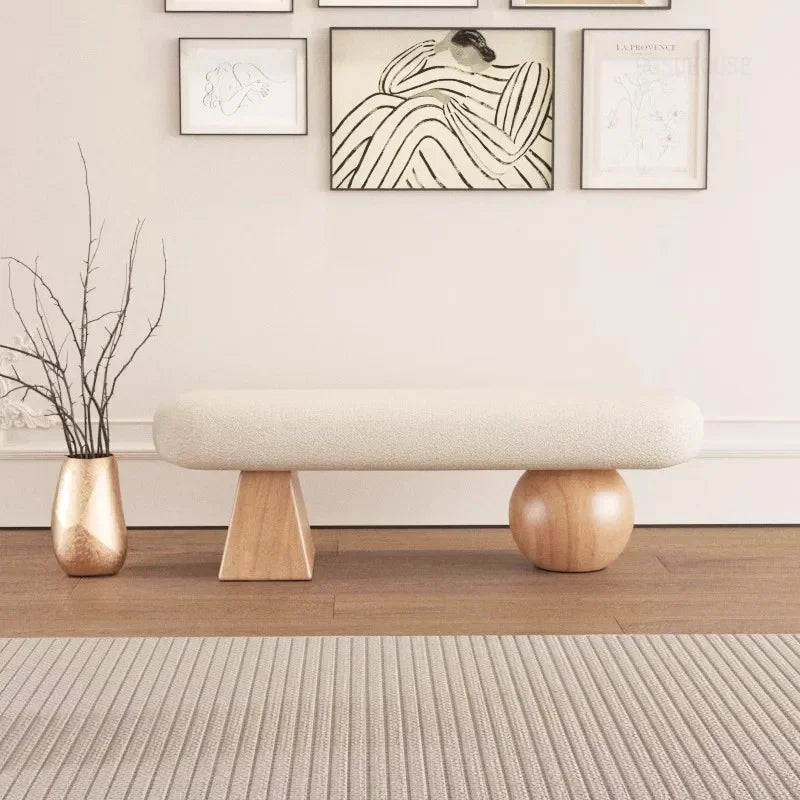 Solid Wood Shoe Bench - Durable & Timeless Entryway Storage Organizer - Perfect for Hallway, Mudroom, or Bedroom Shoe Organization
