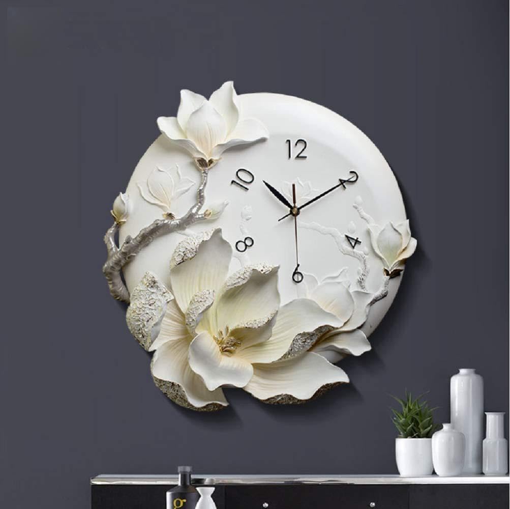 Handmade Floral Wall Clock - Unique Home Decor for Living Room, Bedroom & Office - Perfect Gift for Housewarming, Birthday & Anniversary
