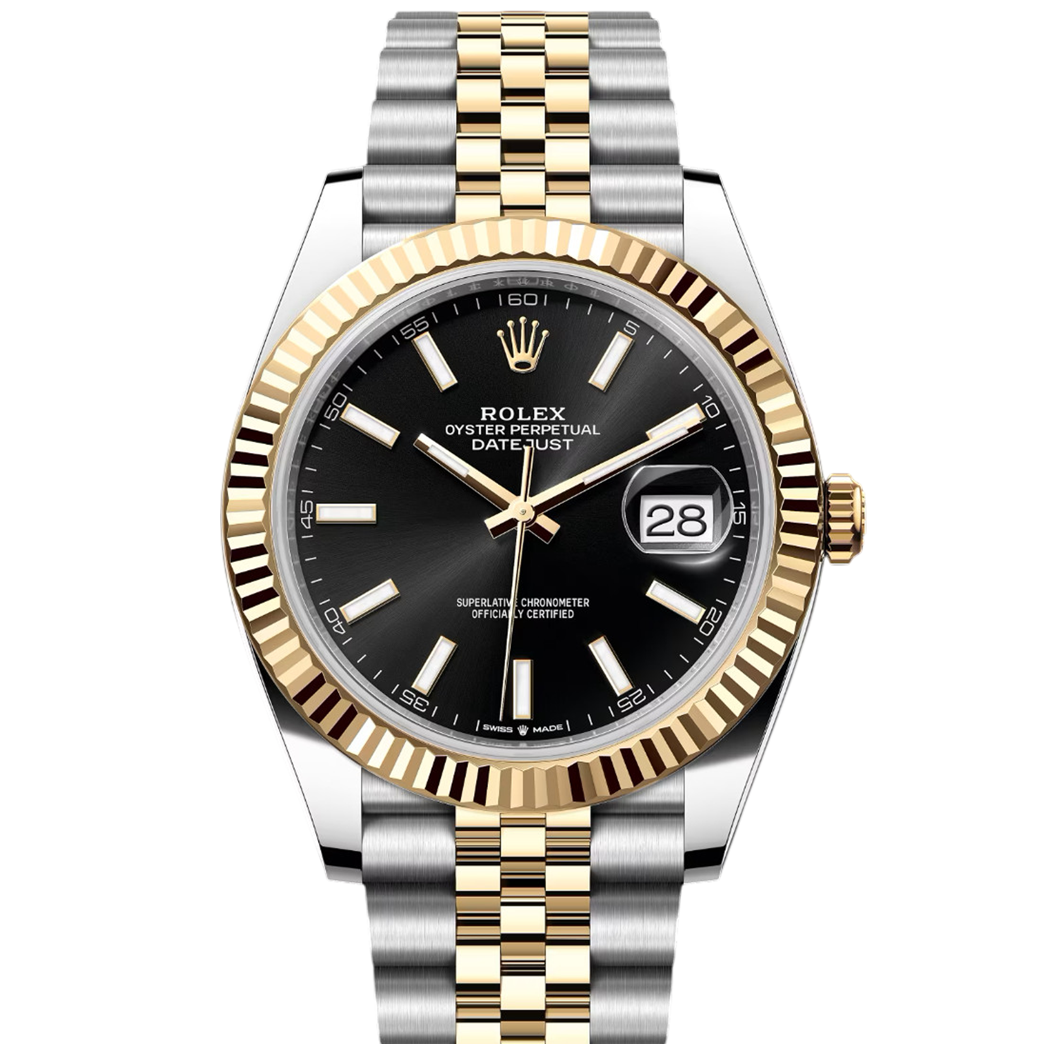 Rolex Datejust 126333 Men's Watch - Black Dial, Index Markers, Jubilee Bracelet - Luxury Automatic Timepiece for Business & Formal Occasions