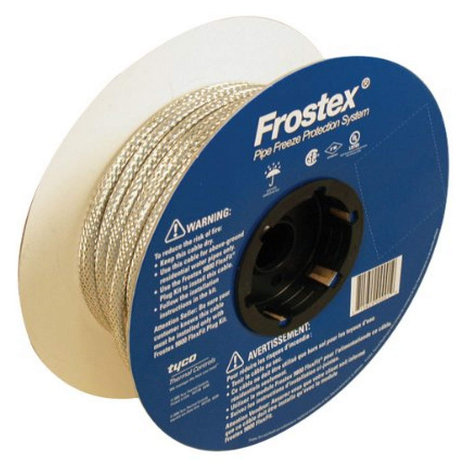 777445-000 1229.3012 Pipe Heating Cable - Self-Regulating Freeze Protection for Water Pipes, Roof & Gutter De-Icing - Indoor/Outdoor Use in Winter