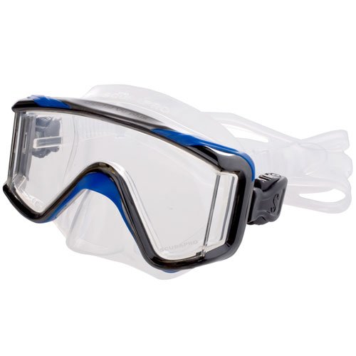 ScubaPro Crystal VU Plus Dive Mask - Premium Low Volume Snorkeling & Scuba Mask with Wide View Lens (Yellow) - Perfect for Underwater Exploration, Coral Reef Viewing, and Marine Life Observation