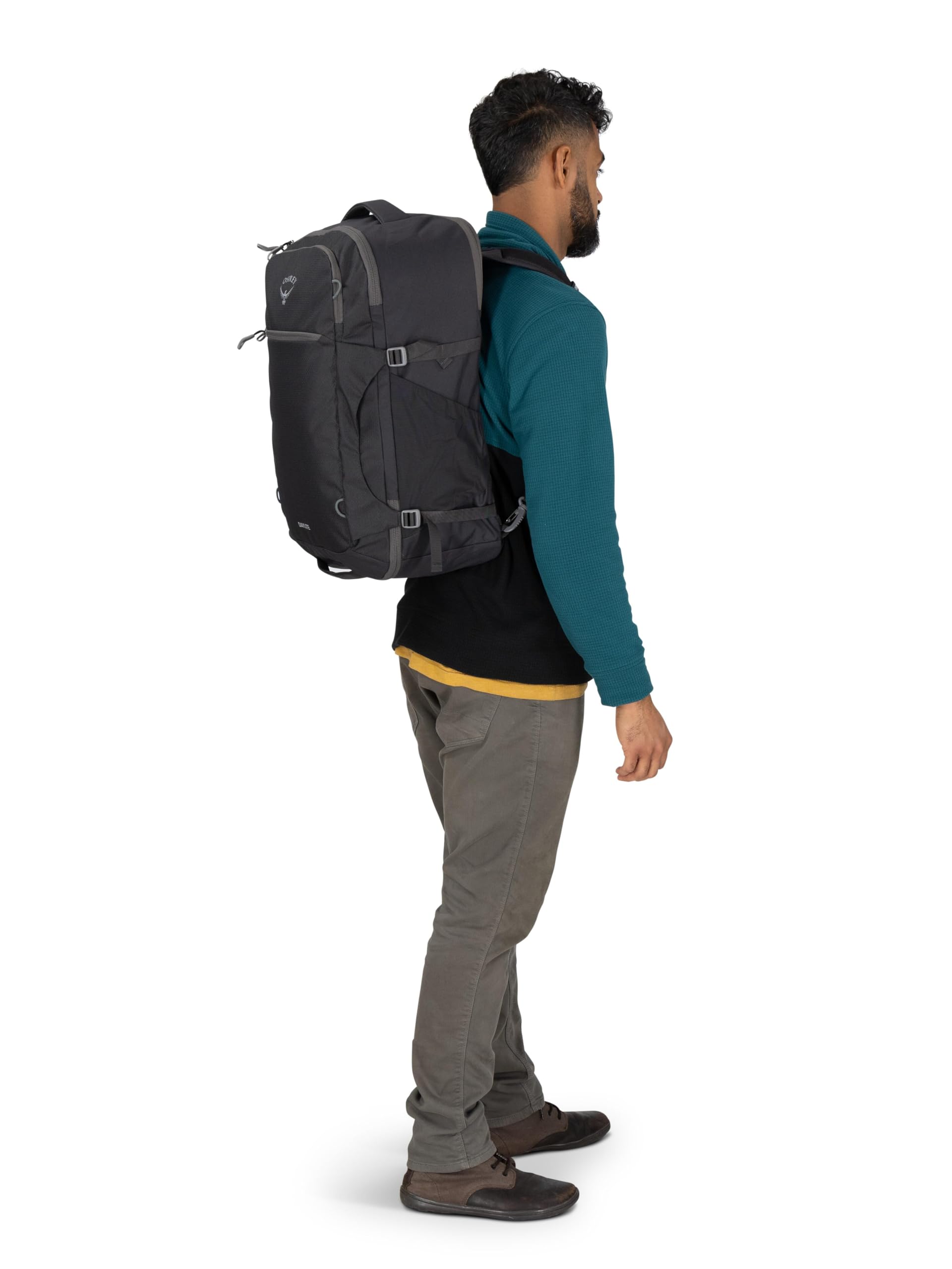 Osprey Daylite 44L Carry-On Travel Backpack - Lightweight Hiking & Airplane Personal Item Black | Perfect for Weekend Trips, Commuting & Outdoor Adventures