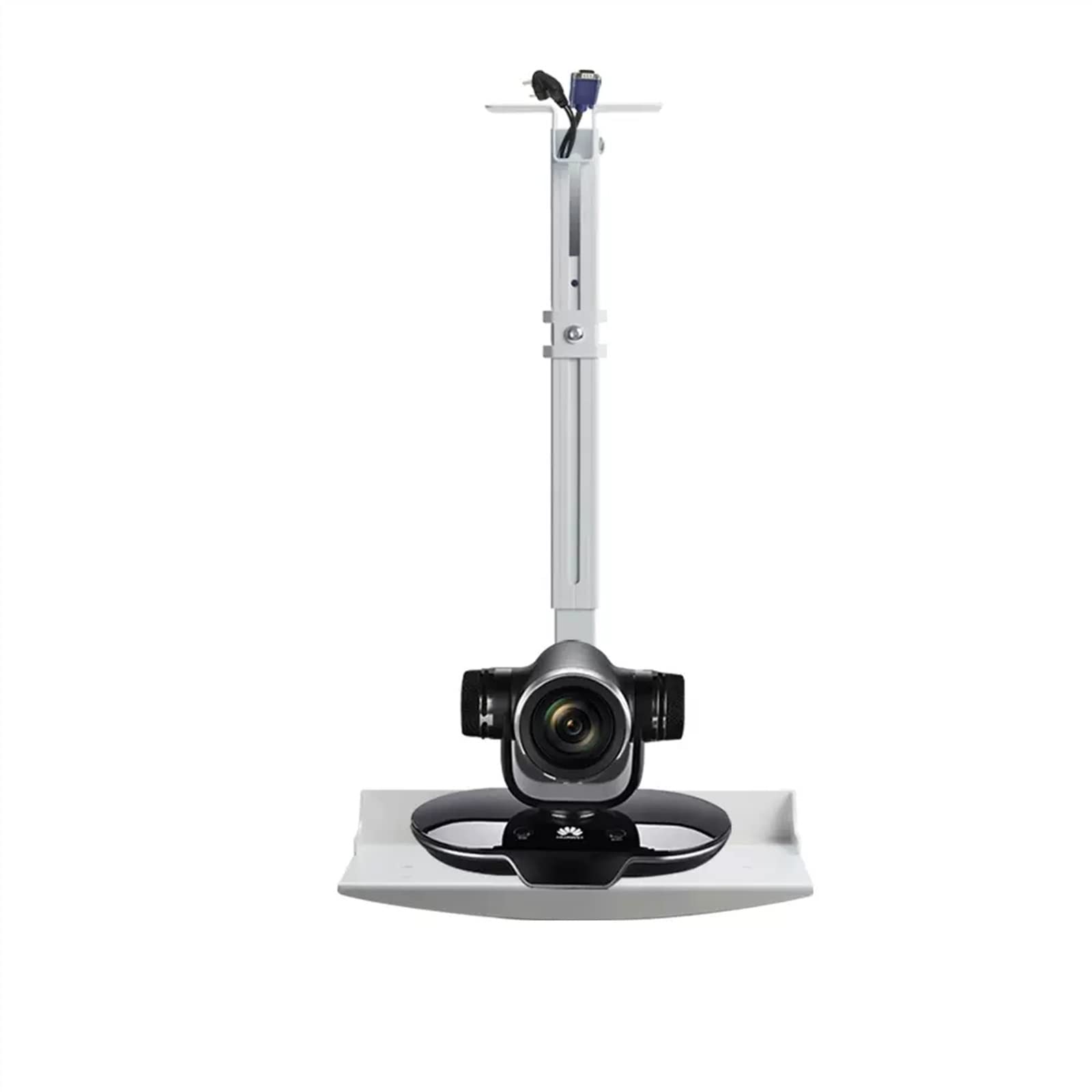 Universal Projector Stand & Ceiling Mount Bracket - Adjustable 45-56cm for Video Conference, Home Theater, Classroom - Compatible with Most Projectors, Cameras & AV Equipment