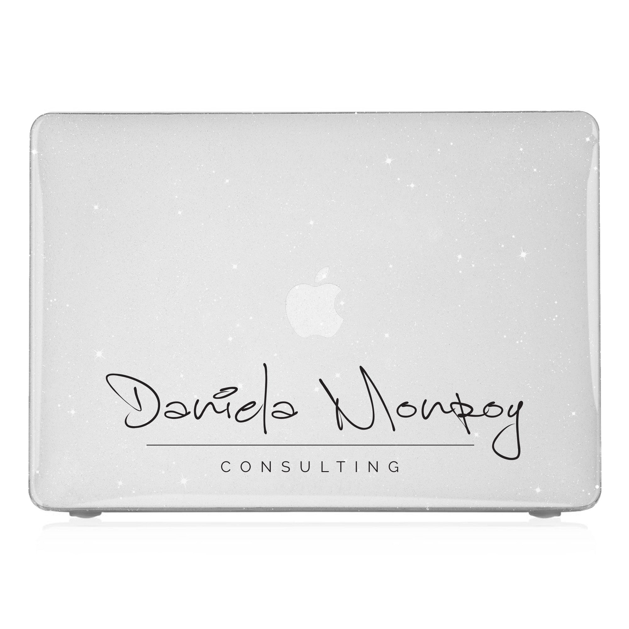 Premium MacBook Pro Case with Custom Name & Occupation Engraving - Durable Protective Cover for Work, School & Travel