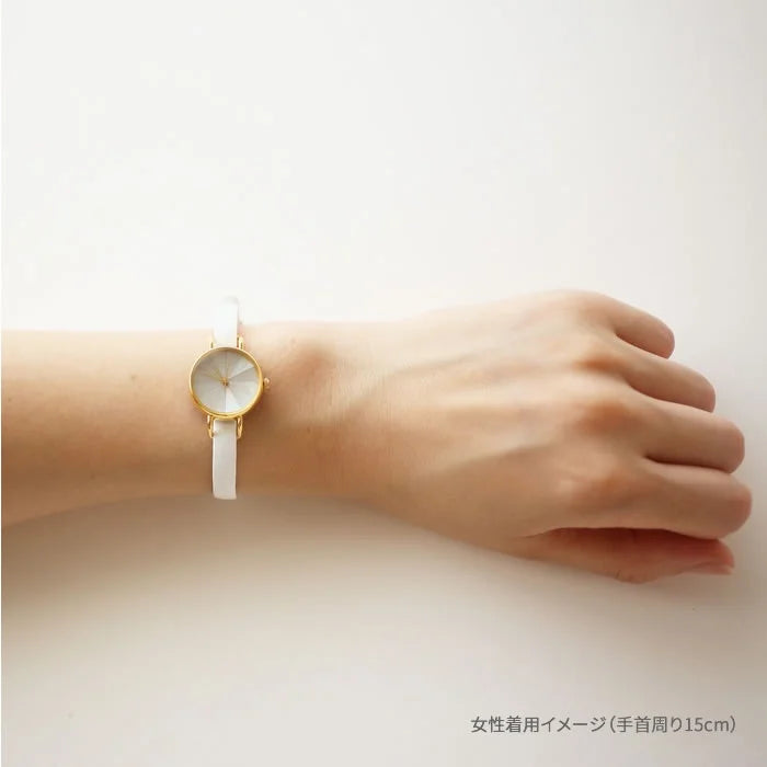 Elegant Women's Wristwatch with White South Sea Pearl Shell - Japanese Handmade Watch for Women | Perfect for Office, Party & Special Occasions