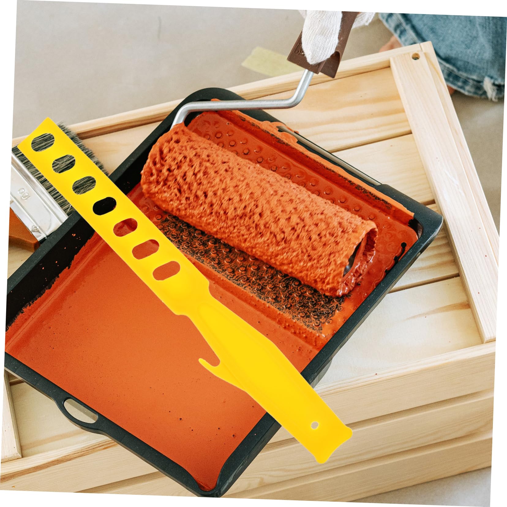 Reusable Paint Stirring Stick - Manual Paint Mixing Rod for DIY Projects, Home Improvement & Crafts - Portable Paint Mixer Tool for Household Use - Perfect for Wall Painting, Furniture Restoration & Art Projects