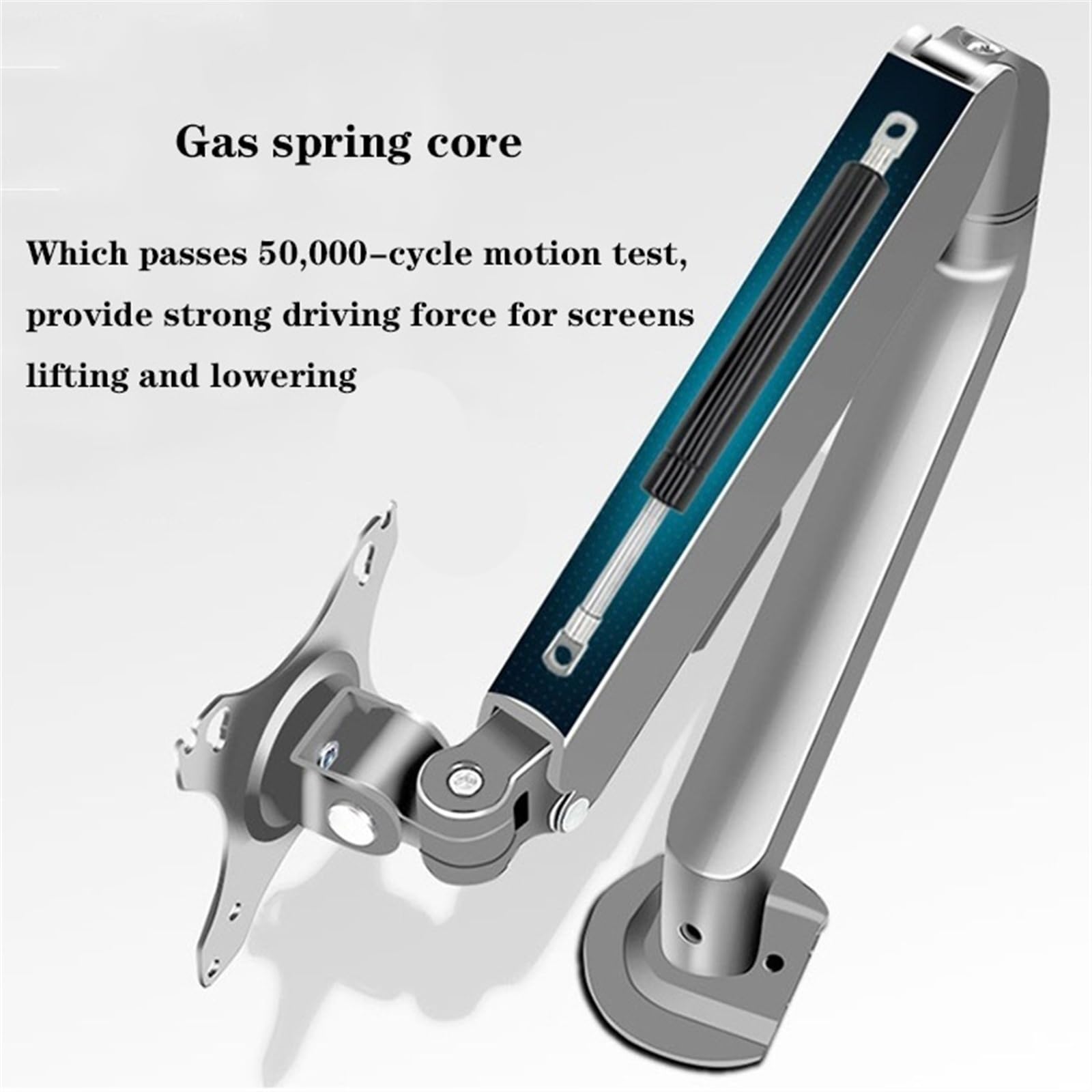 Adjustable Gas Spring Monitor Stand for 17-30