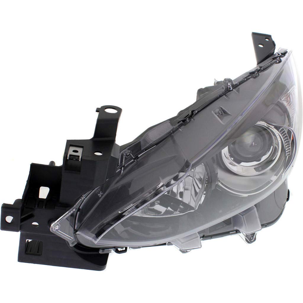 2014-2016 Mazda 3 & 3 Sport Driver Side Headlight Assembly - CAPA Certified Replacement for MA2502144/MA2502144C (BPW1510L0) | Perfect for Night Driving & Auto Restoration Projects