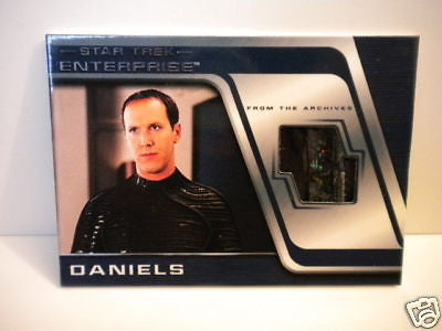Star Trek Enterprise Daniels Collectible Insert Card - Rare Memorabilia for Sci-Fi Fans & Collectors - Perfect for Display, Gifts, and Trekkie Collections
