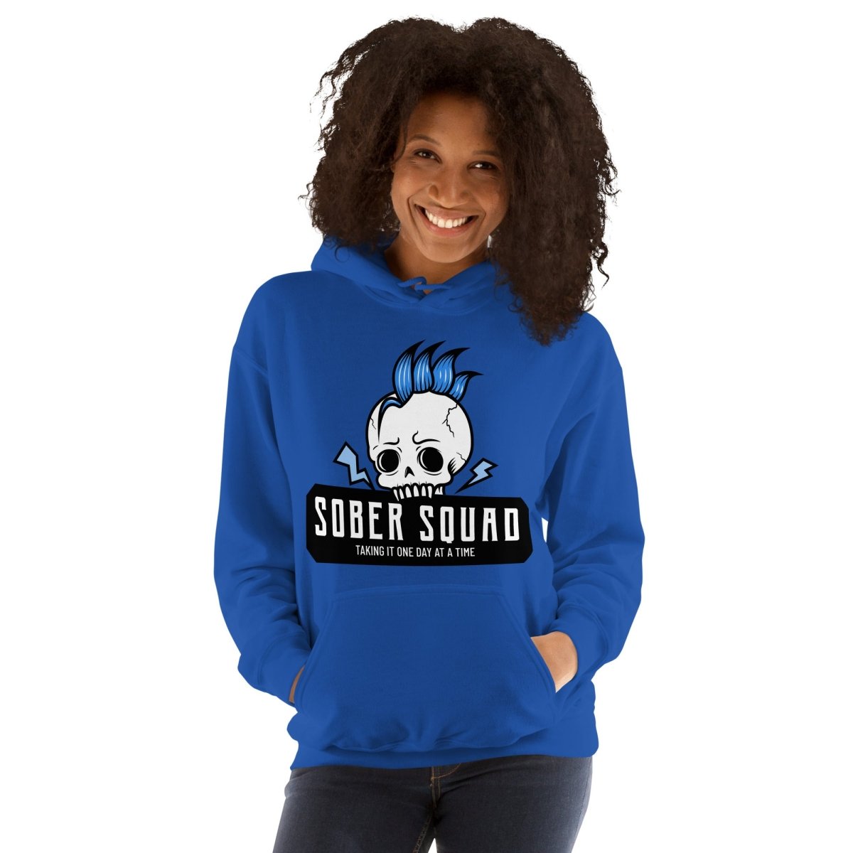 Sober Squad Unisex Hoodie - Comfortable Pullover Sweatshirt for Men & Women | Perfect for Casual Wear, Gym, and Outdoor Activities
