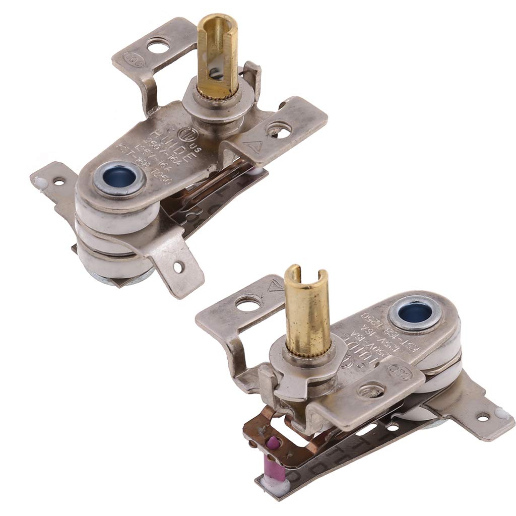 250V 16A Adjustable 90°C Bimetallic Thermostat Switch KDT-200 - Temperature Control for Electric Heaters, Irons, Ovens & Appliances | Perfect for Home, Workshop & Industrial Use