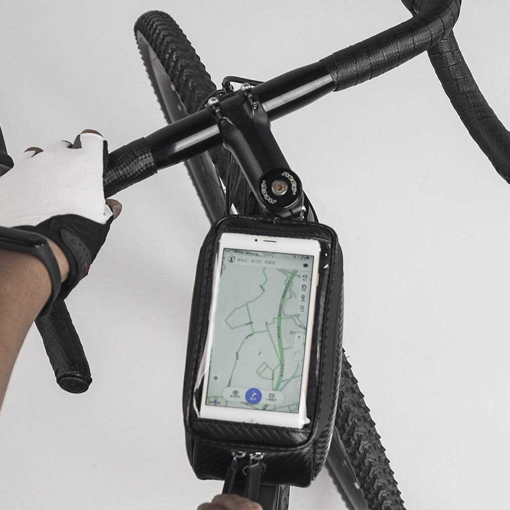 Rhinowalk Waterproof Bike Frame Bag - Stable Top Tube Bag for Cycling