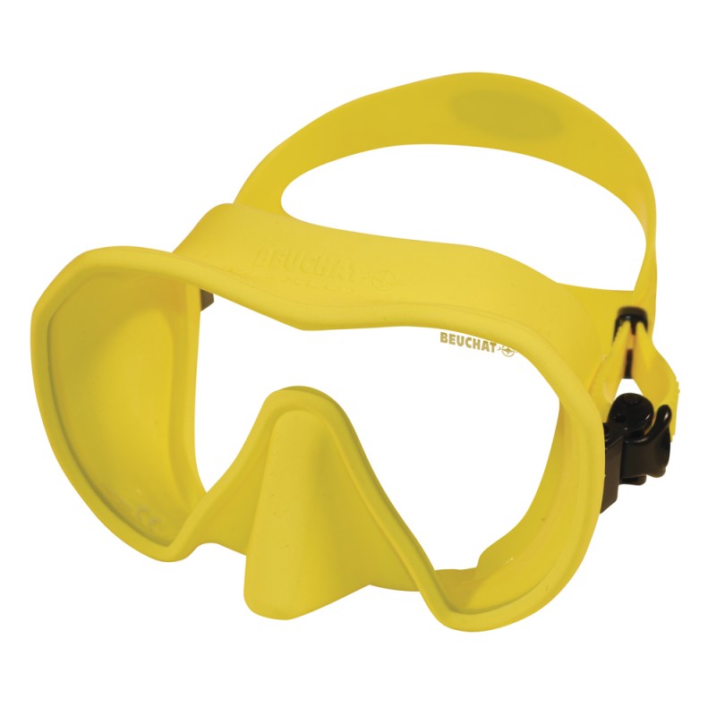 Beuchat Maxlux S Yellow Spearfishing Wetsuit - Comfortable & Durable for Freediving, Scuba Diving & Underwater Hunting - Perfect for Warm Water Adventures