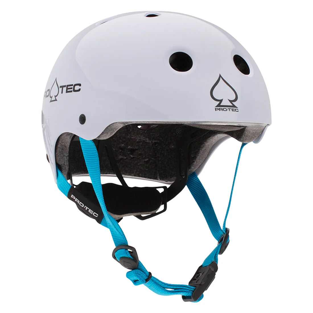 Pro Tec Classic Fit Junior Helmet - Youth Skateboard & Bike Helmet - Gloss White - Lightweight Safety Gear for Kids Outdoor Sports & Activities