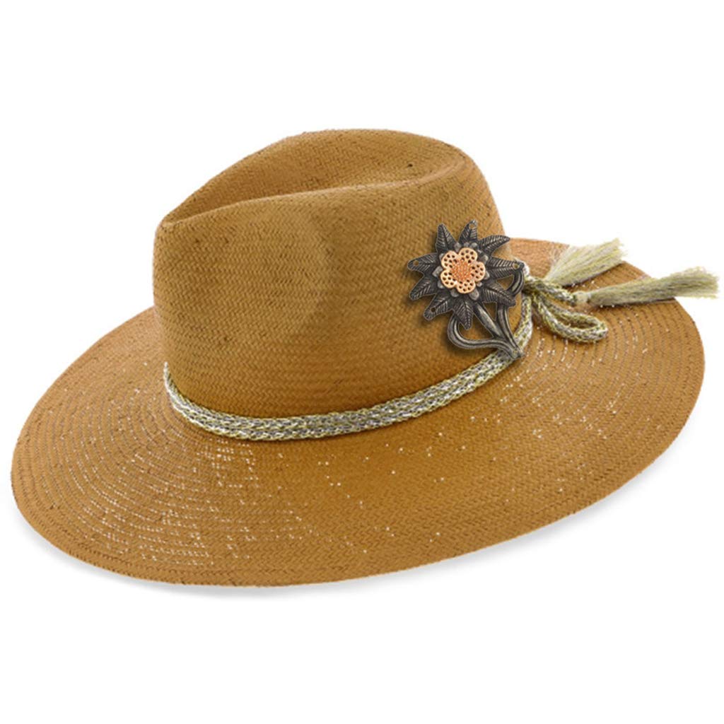 Edelweiss Brooch Pin Jewelry - Elegant Lapel Pin for Party & Holiday Gifts