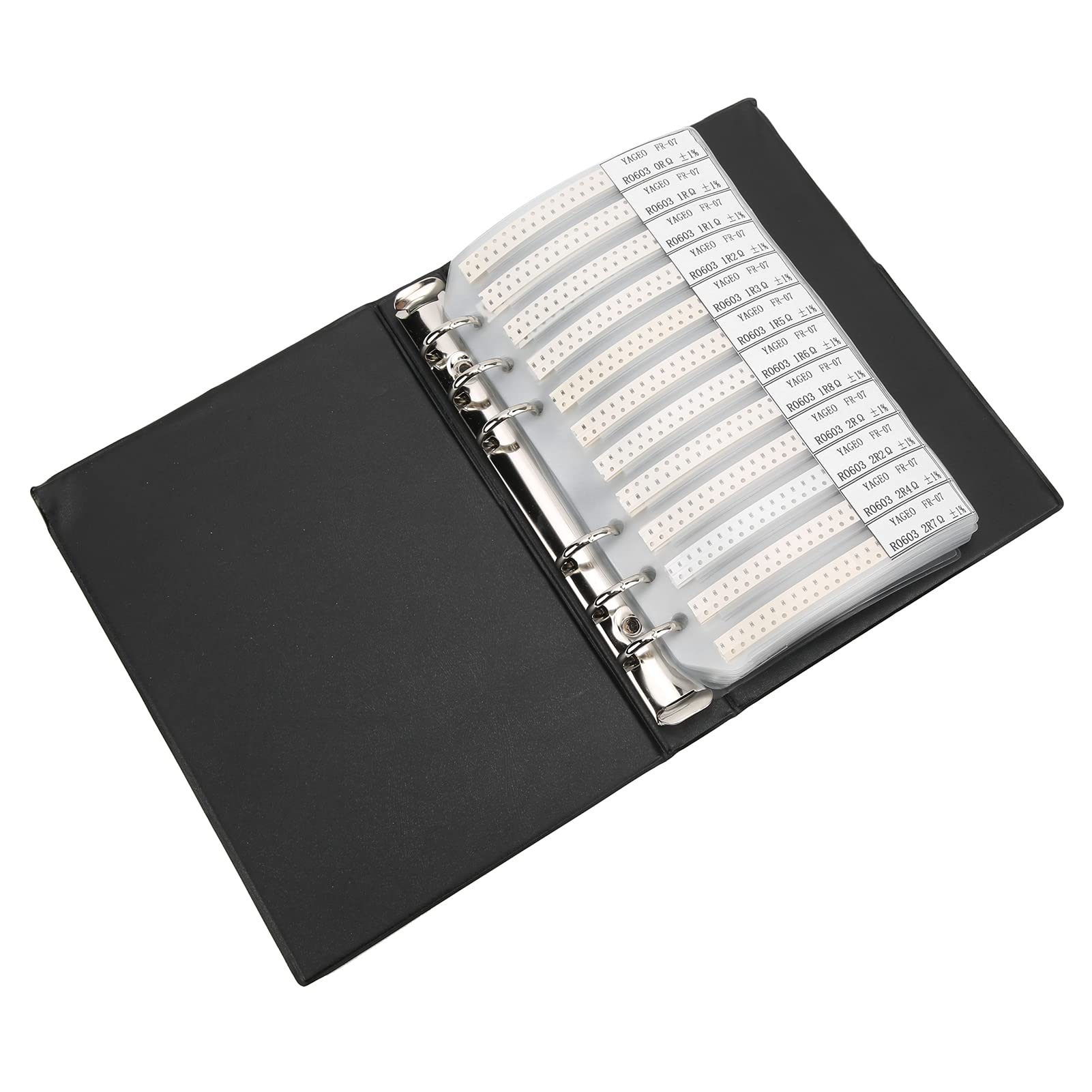 4250Pcs 170 Value 0603 SMD Resistor Sample Kit - Complete Resistor & Capacitor Assortment for DIY Electronics, Circuit Repair, and Prototyping - Perfect for Makers, Engineers, and Hobbyists