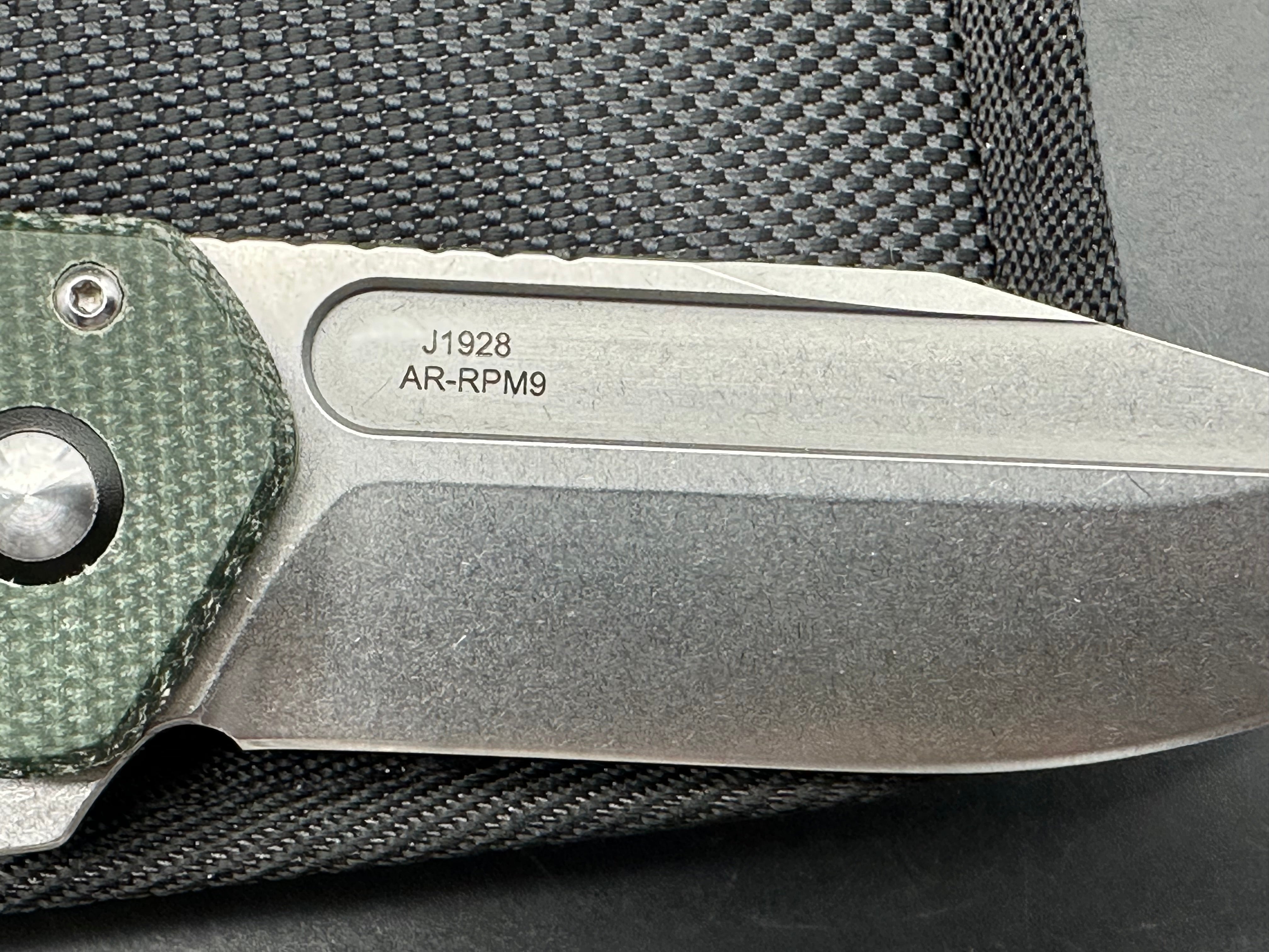 CJRB Riff Button Lock Folding Knife - 3.5