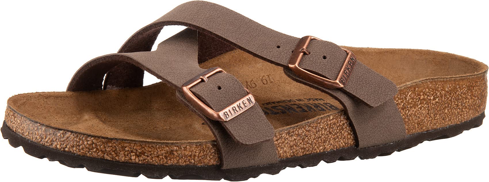 Birkenstock Men's Arizona Soft Footbed Sandals - Comfortable Cork Leather Slides for Walking, Travel & Casual Wear