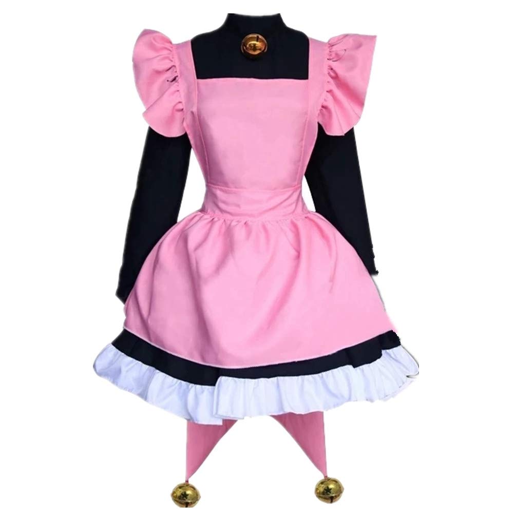 Cardcaptor Sakura Cosplay Costume - Kinomoto Sakura Anime Outfit with Wig | Halloween, Maid Lolita & Cat Girl Dress Up | Perfect for Conventions, Cosplay Events & Themed Parties