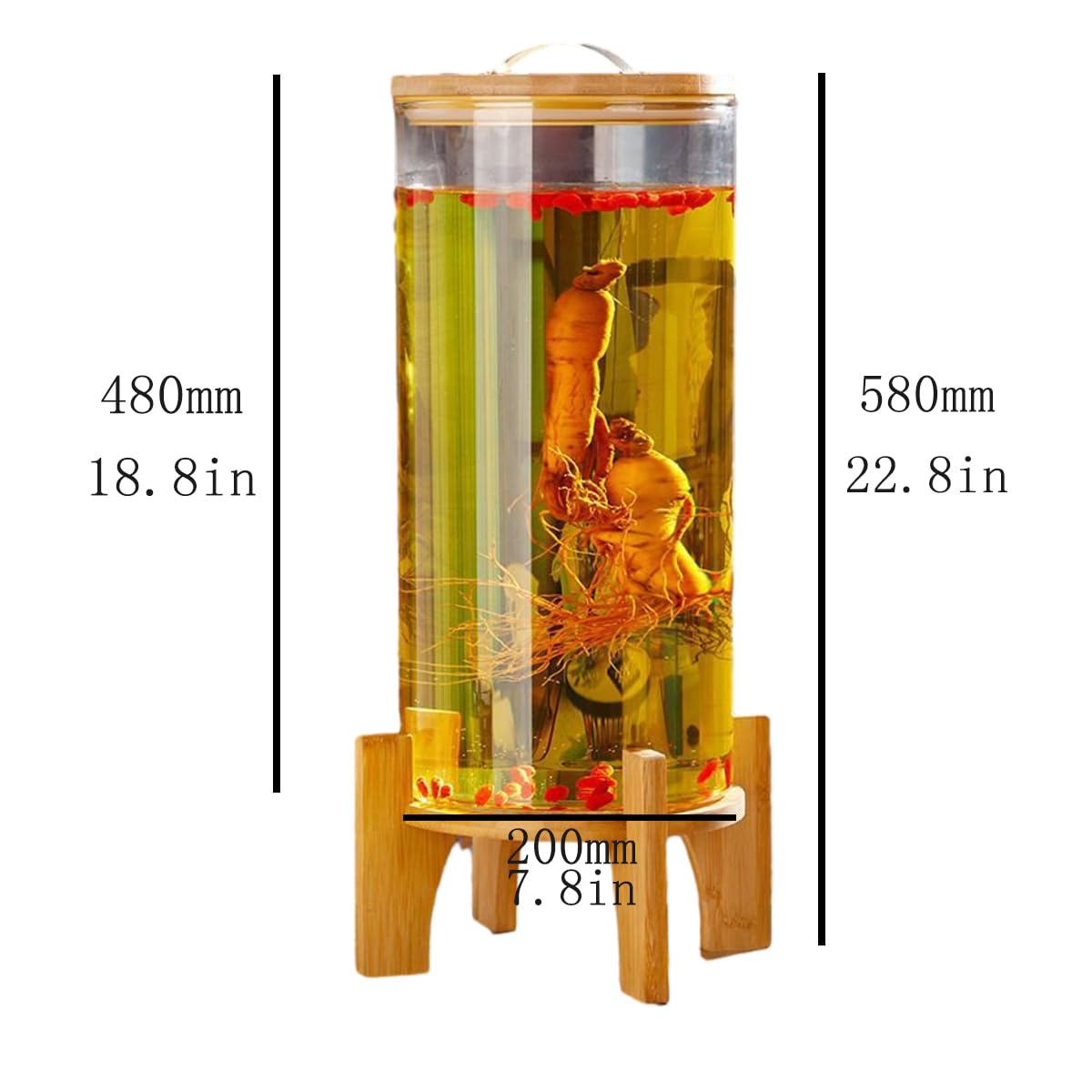 Stainless Steel Water Dispenser with Drip-Free Tap - 15L/12L Capacity, Wide Mouth for Easy Filling - Glass Beverage Dispenser for Home, Office, Parties & Outdoor Events