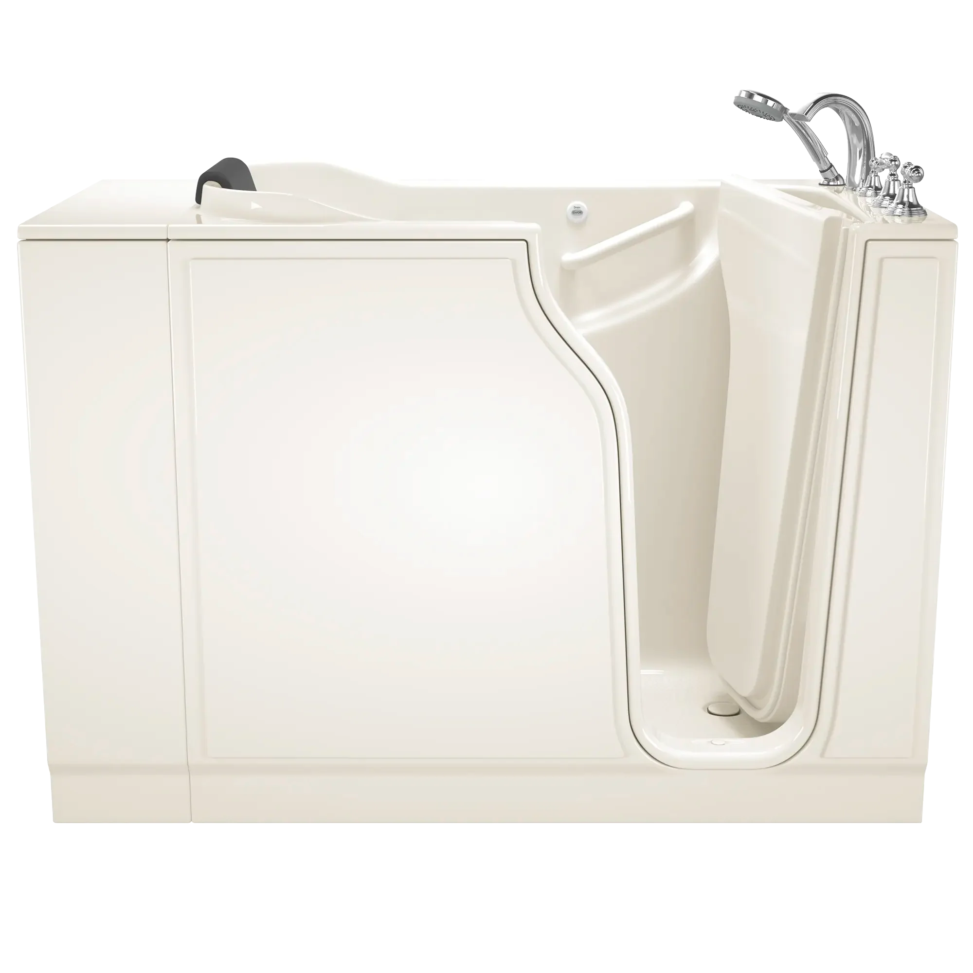 Premium 30 x 52 Inch Walk-in Bathtub with Soaker System - Right Hand Drain & Faucet - Gelcoat Finish for Elderly & Mobility Needs - Ideal for Safe Bathing & Relaxation