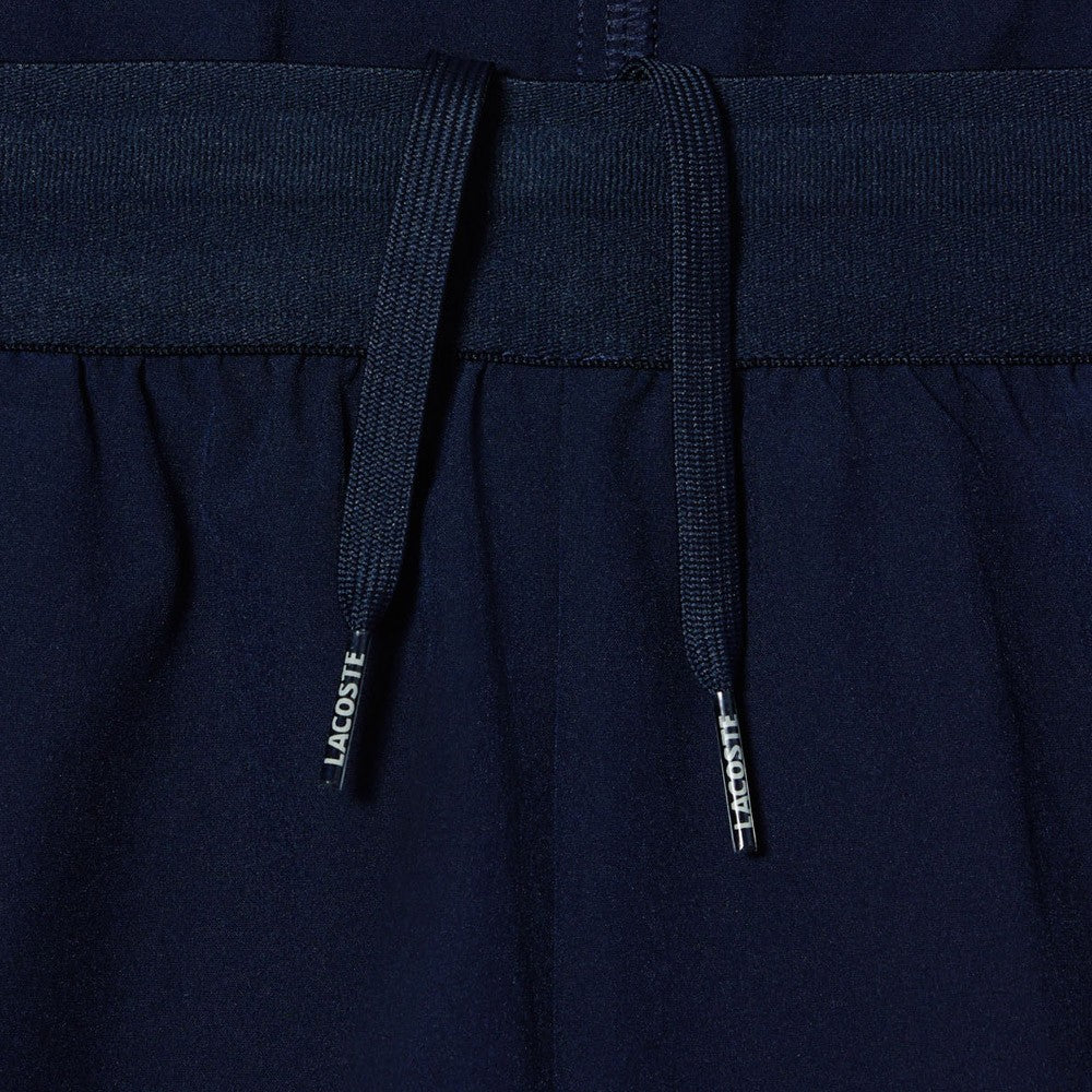 Lacoste Men's Ultra Dry Quick-Dry Shorts - Midnight Blue - Lightweight & Breathable for Running, Gym & Outdoor Activities