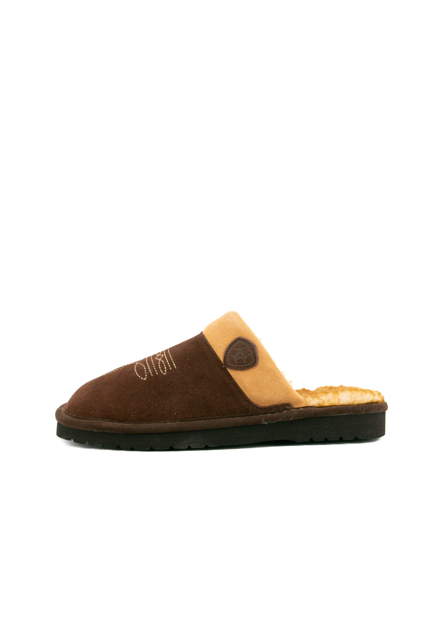 Ariat Men's Silversmith Suede Slippers - Comfortable Indoor/Outdoor House Shoes for Relaxing at Home, Lounging & Errands