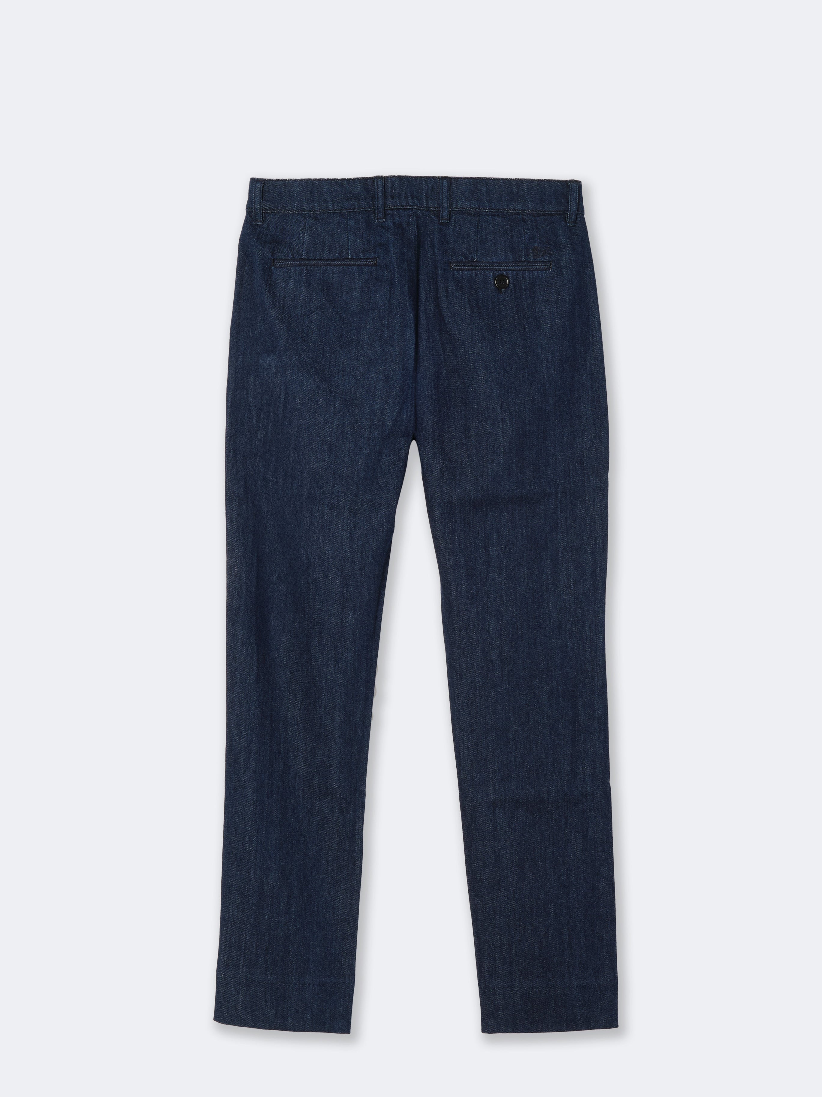 Jeano Denim Azulo Navy Blue Jeans for Men - Comfortable Slim Fit Stretch Denim Pants for Casual Wear & Everyday Style