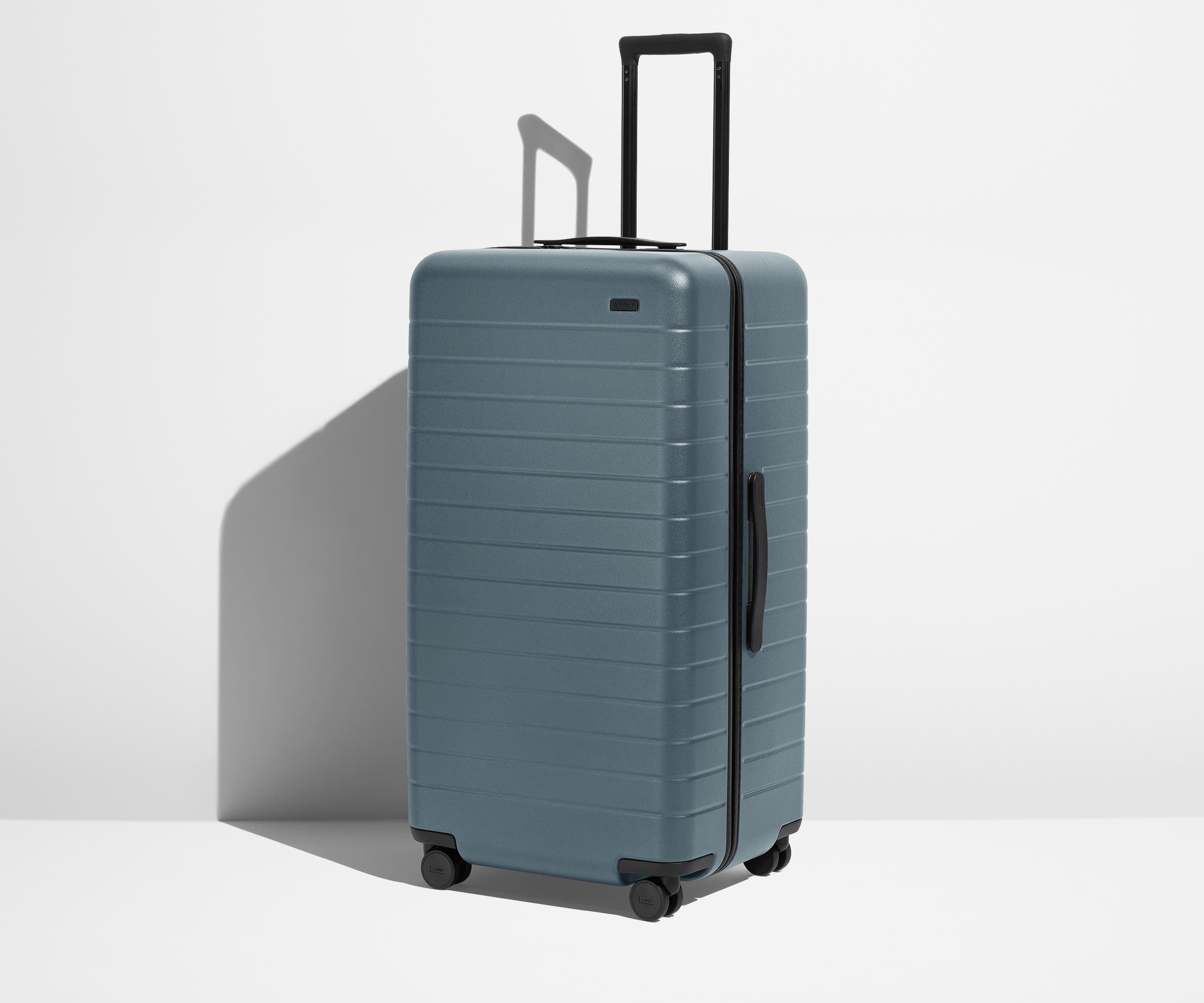 Coastal Blue Trunk - Stylish Storage for Travel, Beach, and Home Organization