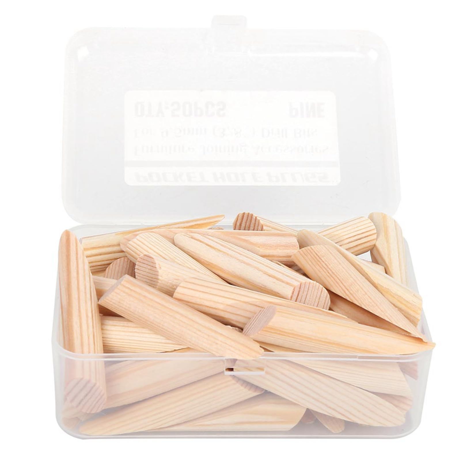 50pcs Solid Wood Pocket Hole Plugs - Pine Wooden Plugs for Pocket Hole Jigs - Perfect for Woodworking, DIY Projects & Furniture Repair - Home Improvement & Cabinet Making Essential