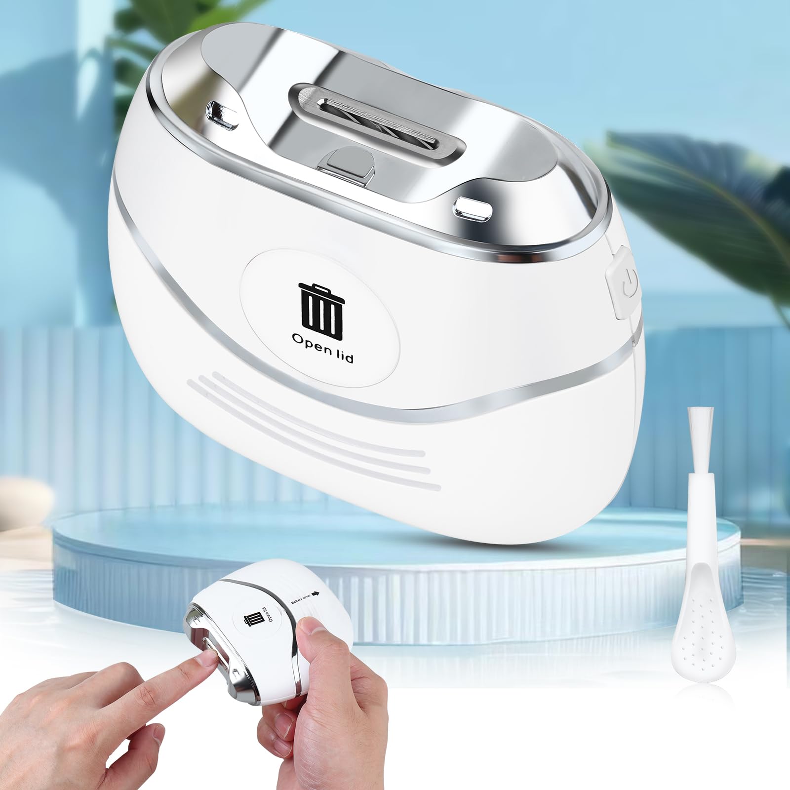 Electric Nail Clipper for Adults & Babies - Rechargeable Automatic Nail Trimmer with Safety Guard & Built-in Storage | Gentle Nail Care for Seniors, Children & Newborns | Perfect for Travel, Home & Salon Use