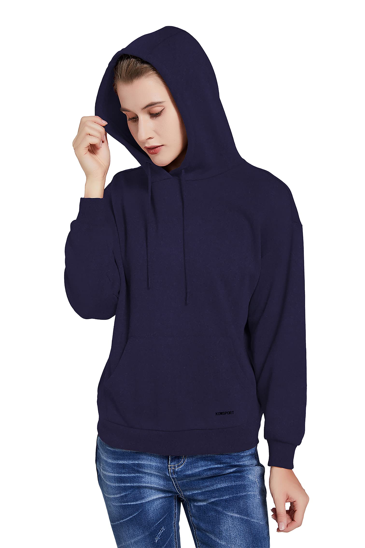 Women's Casual Pullover Hoodie with Drawstring & Pocket - Soft Fleece Sweatshirt for Everyday Wear (Sizes S-2XL) | Perfect for Gym, Running, Outdoor Activities & Lounge Wear