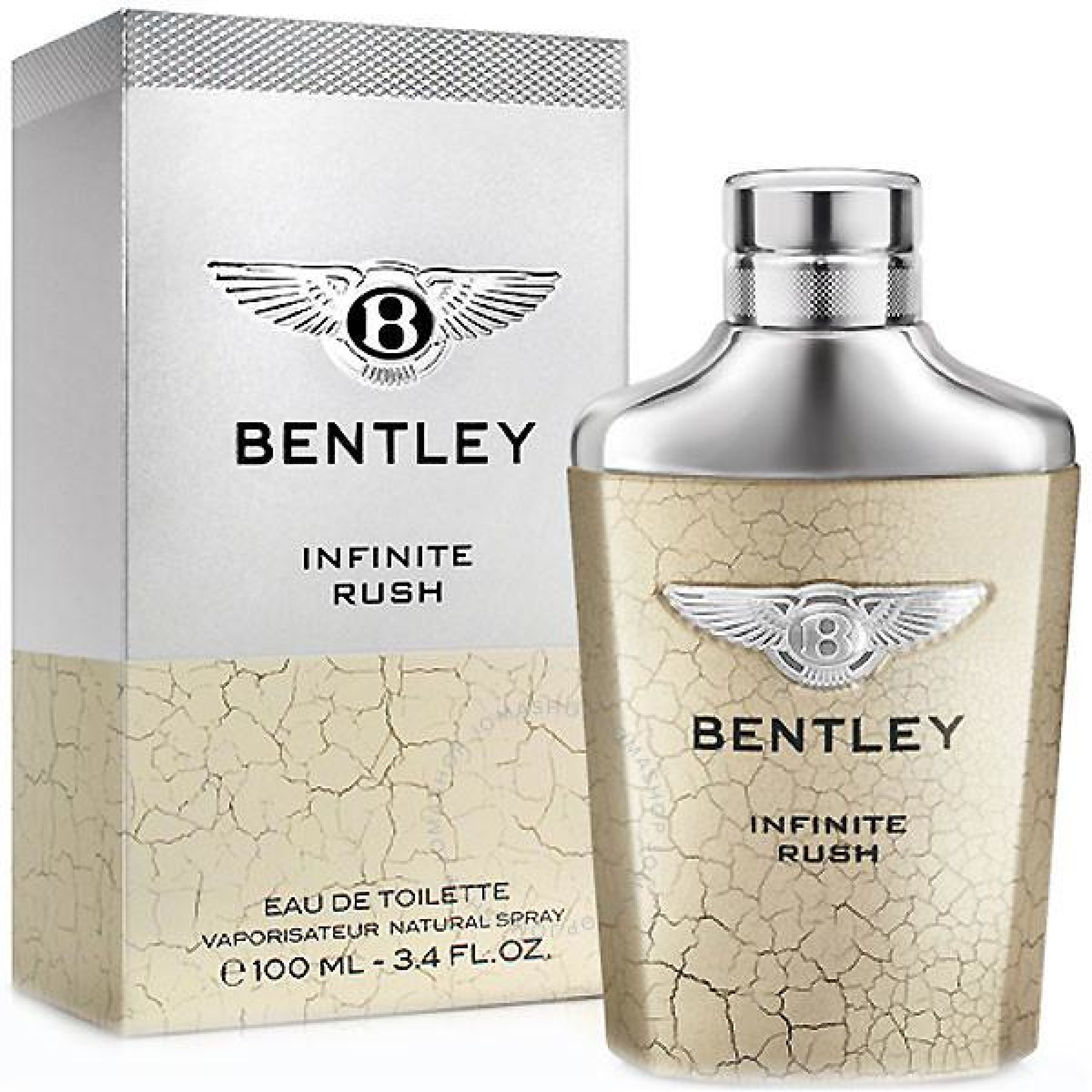 Bentley Infinite Rush 100ML Eau De Toilette Spray for Men - Fresh & Woody Fragrance for Day & Night Wear, Office & Special Occasions